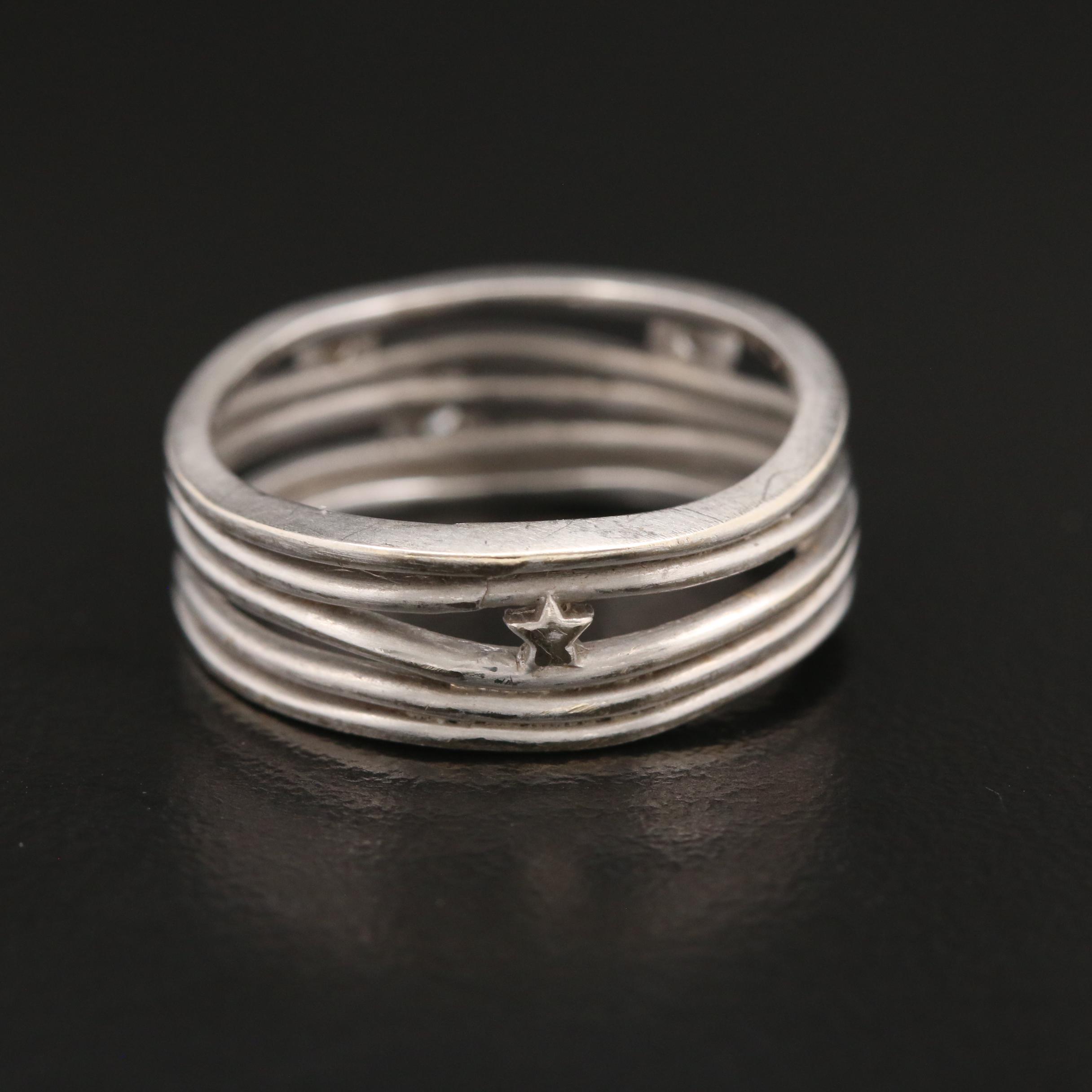 18K Diamond "Star Dust" Band