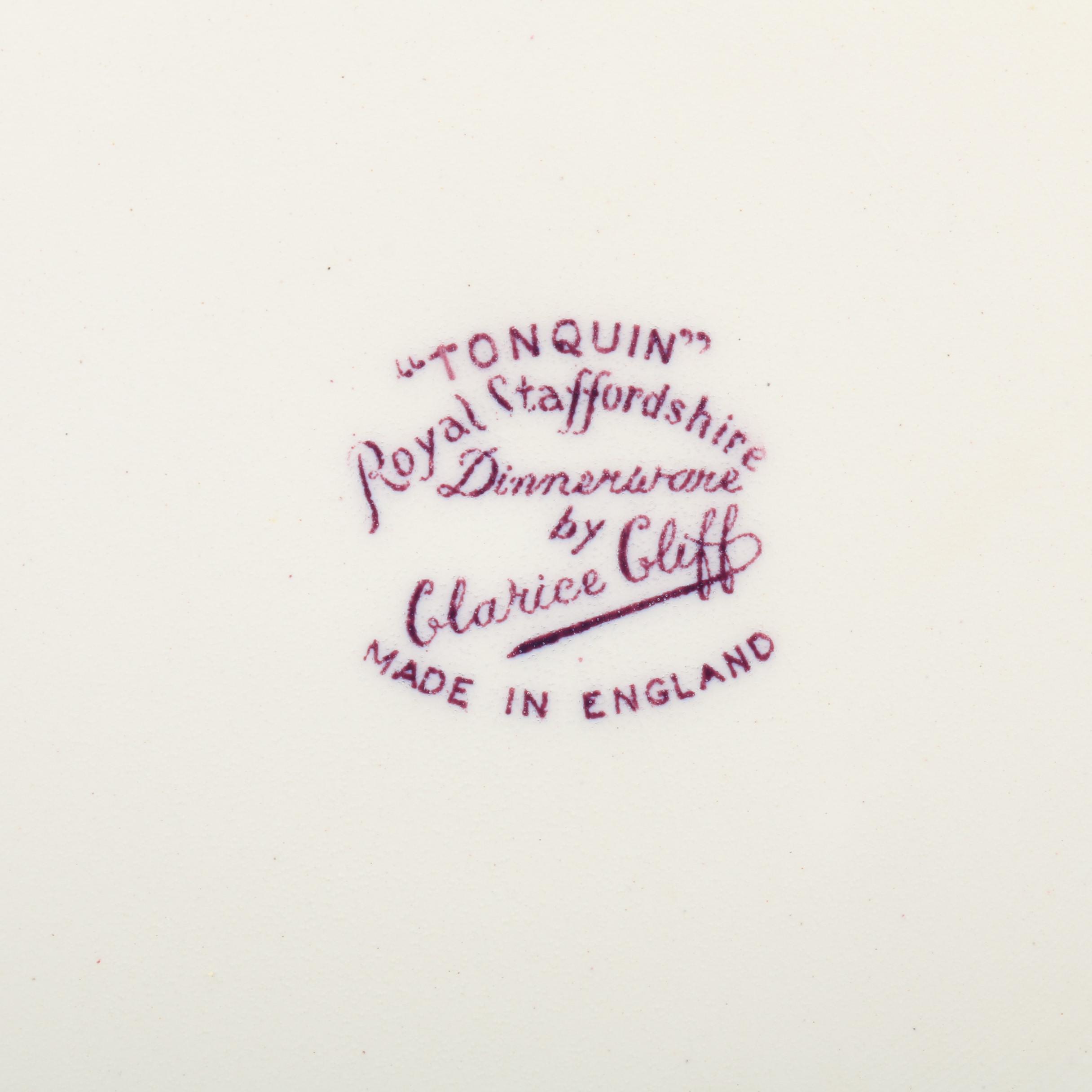 Royal Staffordshire "Tonquin" Dinner Plates and Adams Side Plate