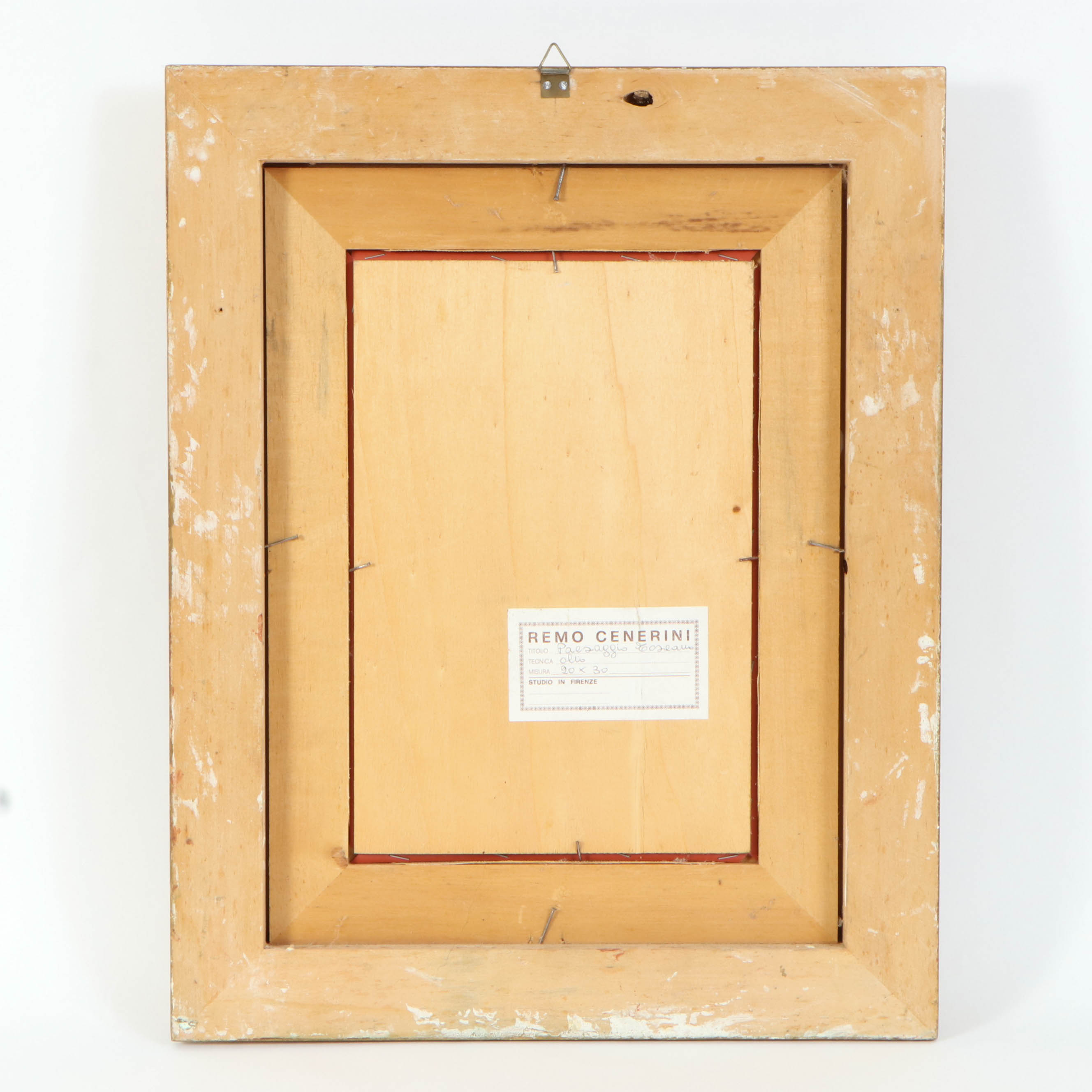 Remo Cenerini Tuscan Landscape Oil Painting, circa 1985