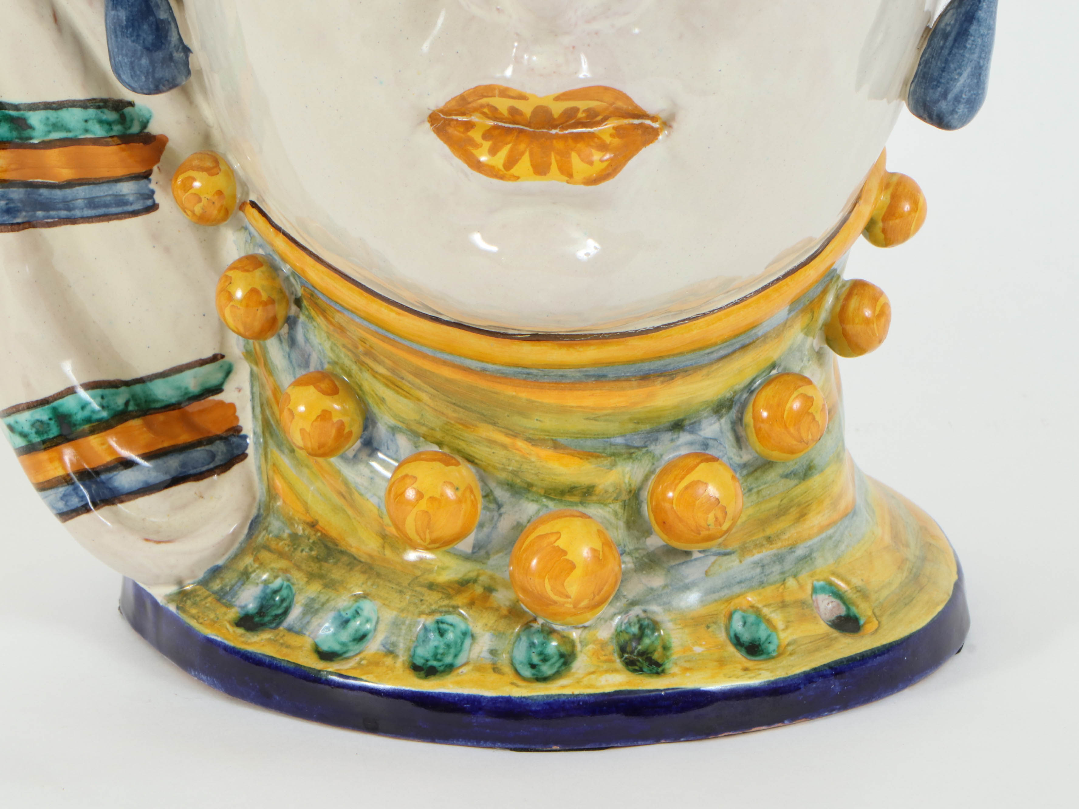 Italian M. Patri Ceramic Head Vase