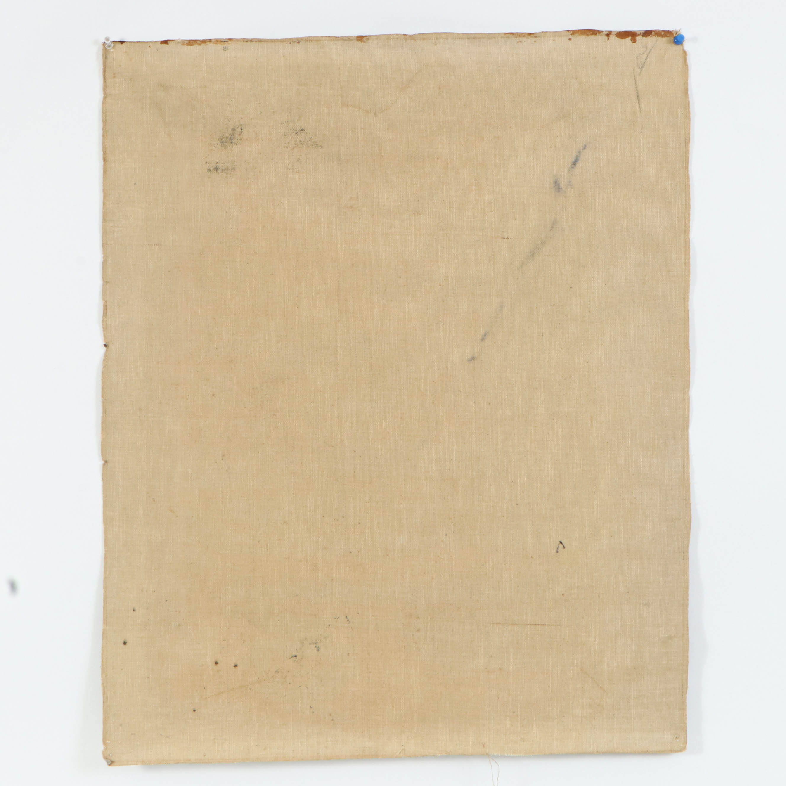 Richard B. Coe Oil Painting of Seated Female Nude, Mid-20th Century