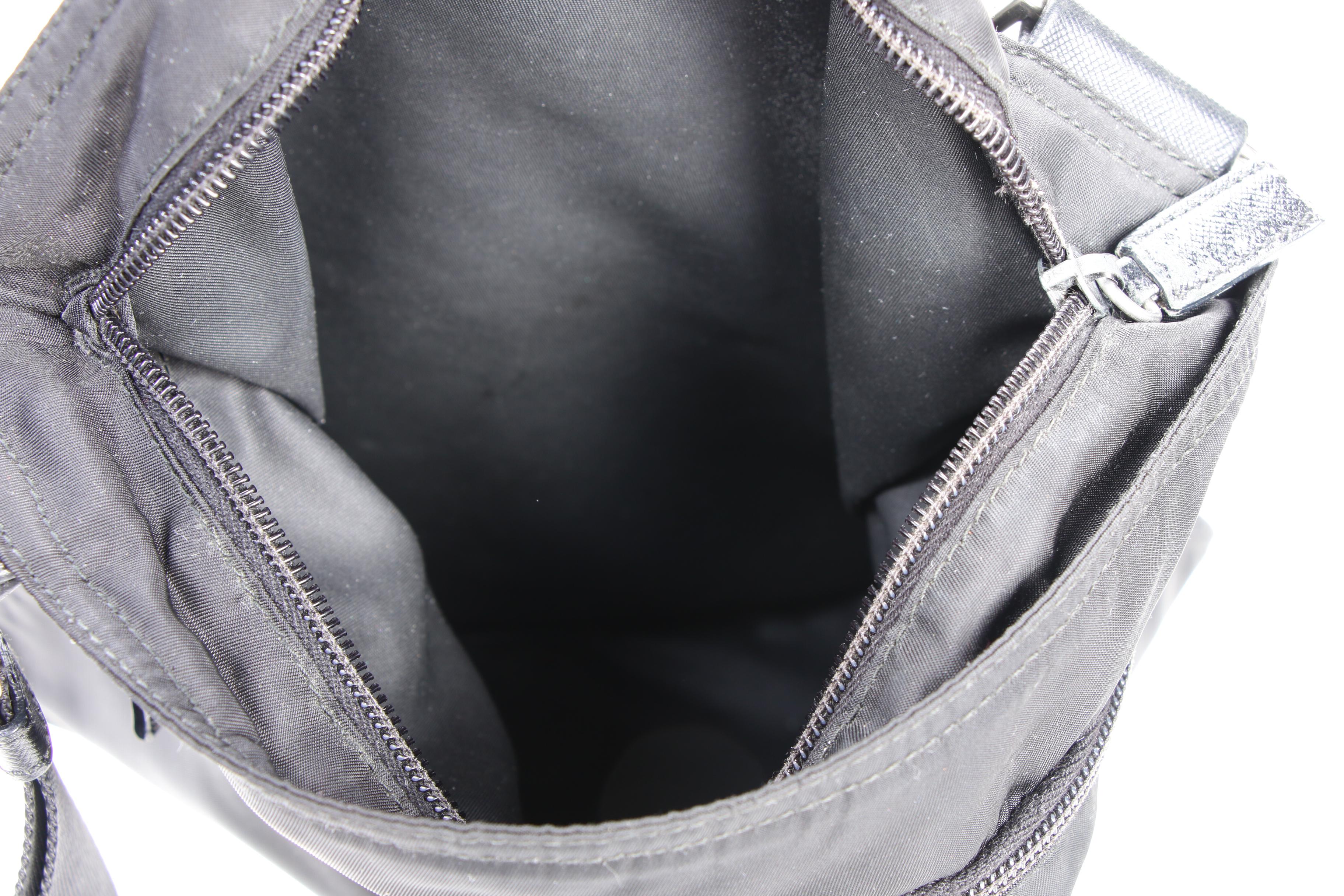 Prada Crossbody Bag in Black Tessuto Nylon