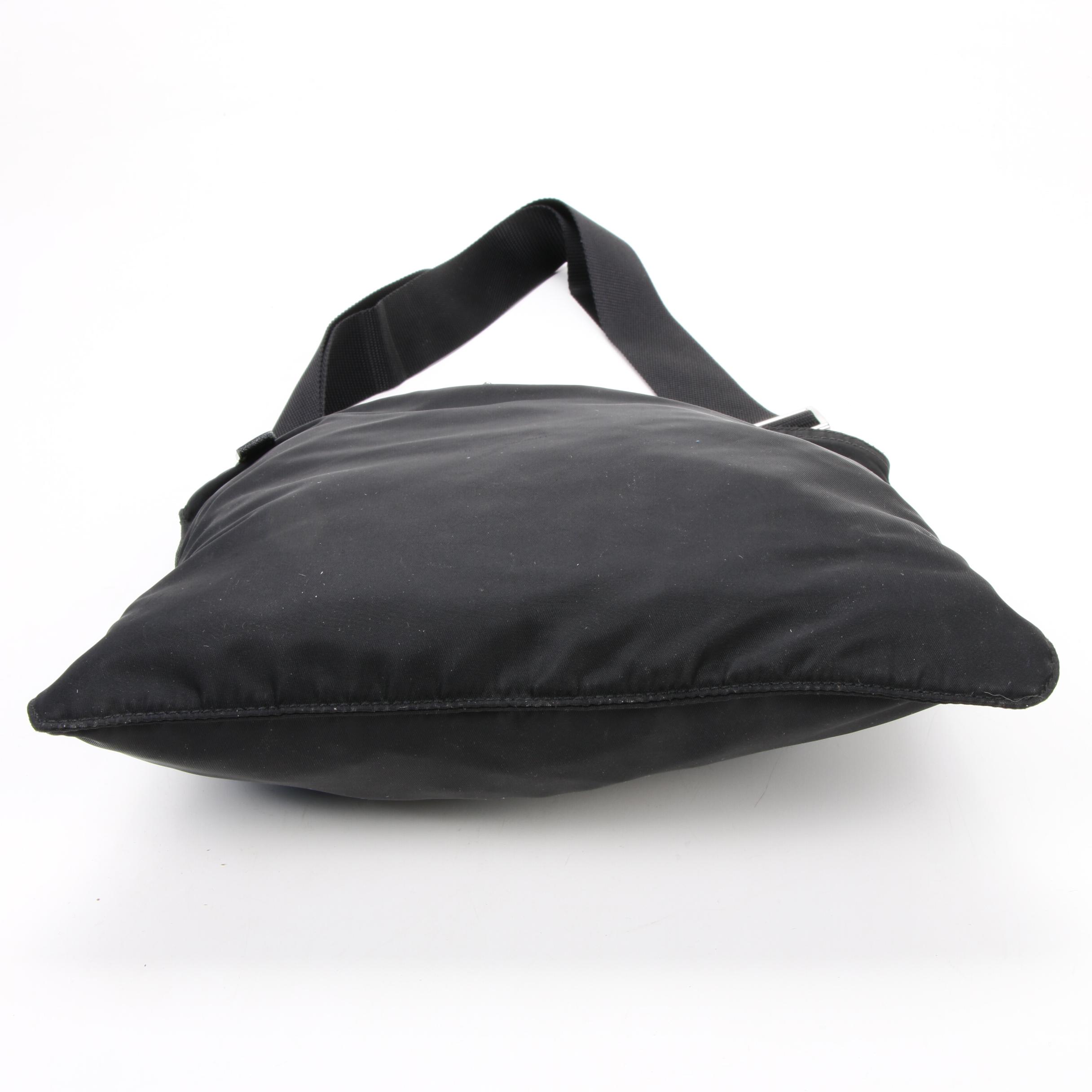 Prada Crossbody Bag in Black Tessuto Nylon