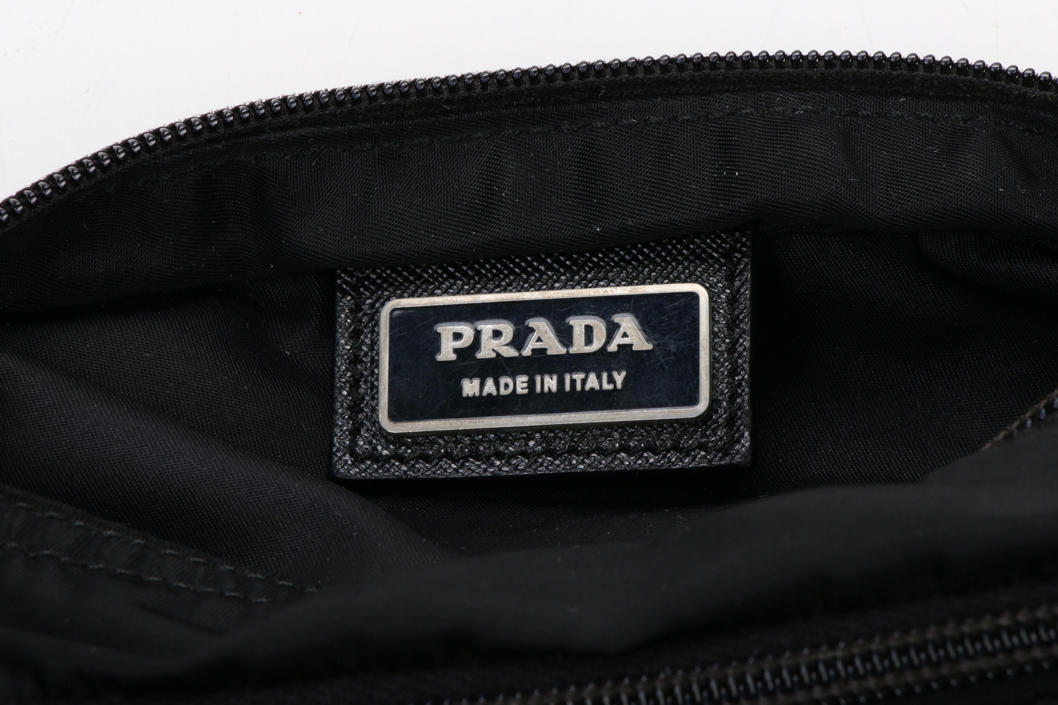 Prada Crossbody Bag in Black Tessuto Nylon