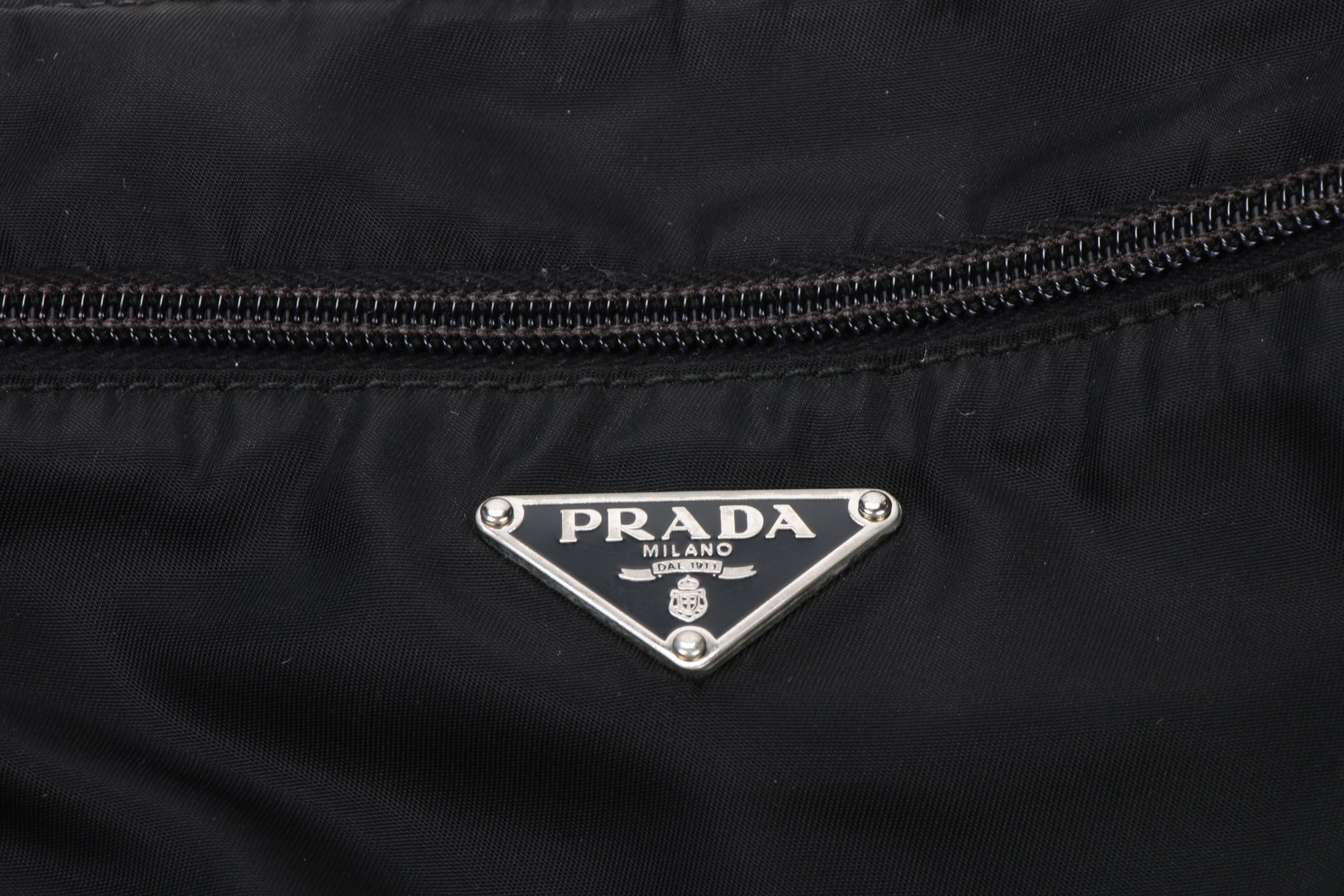 Prada Crossbody Bag in Black Tessuto Nylon