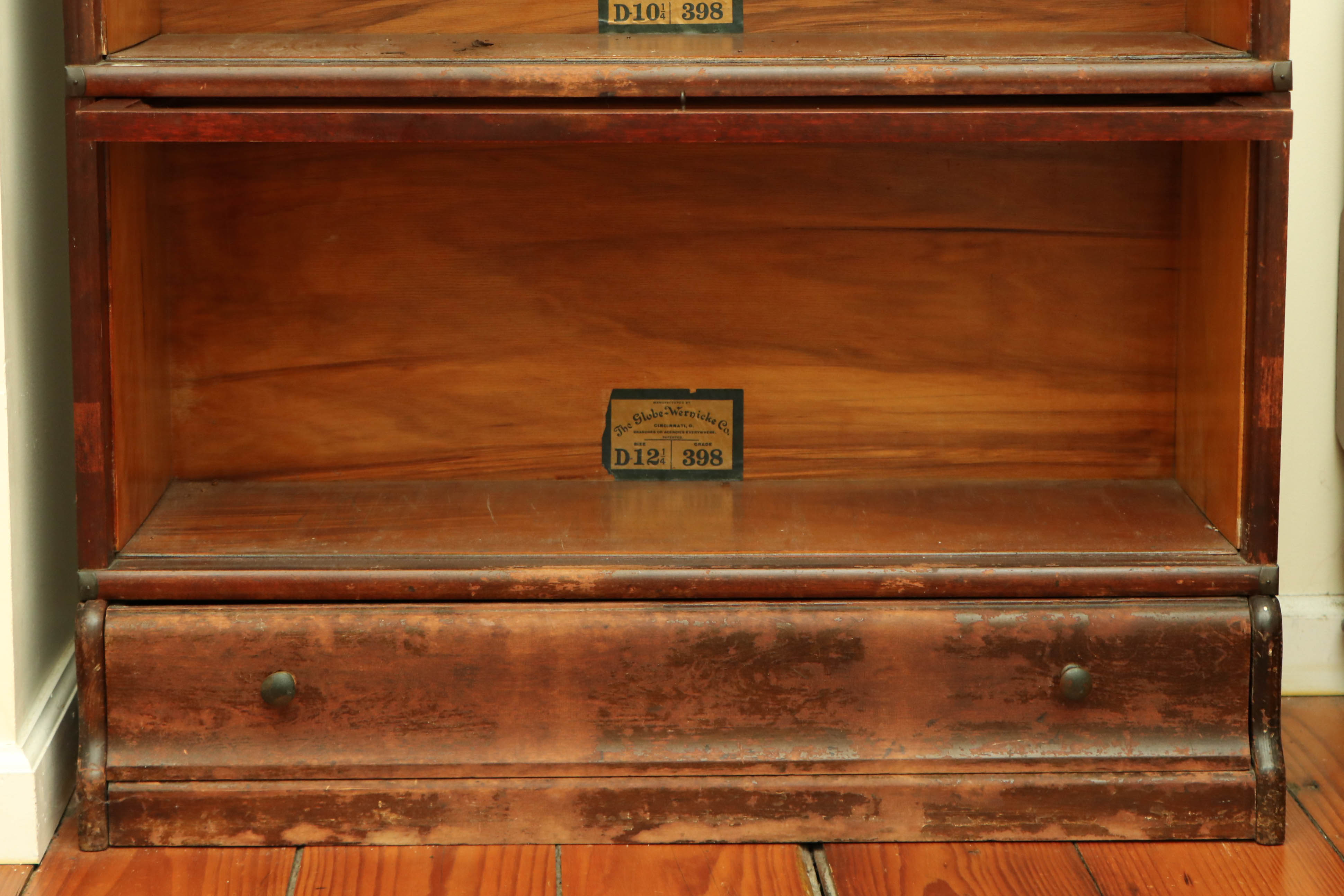 Globe-Wernicke Barrister's Bookcase with Drawer Base, Early 20th C.