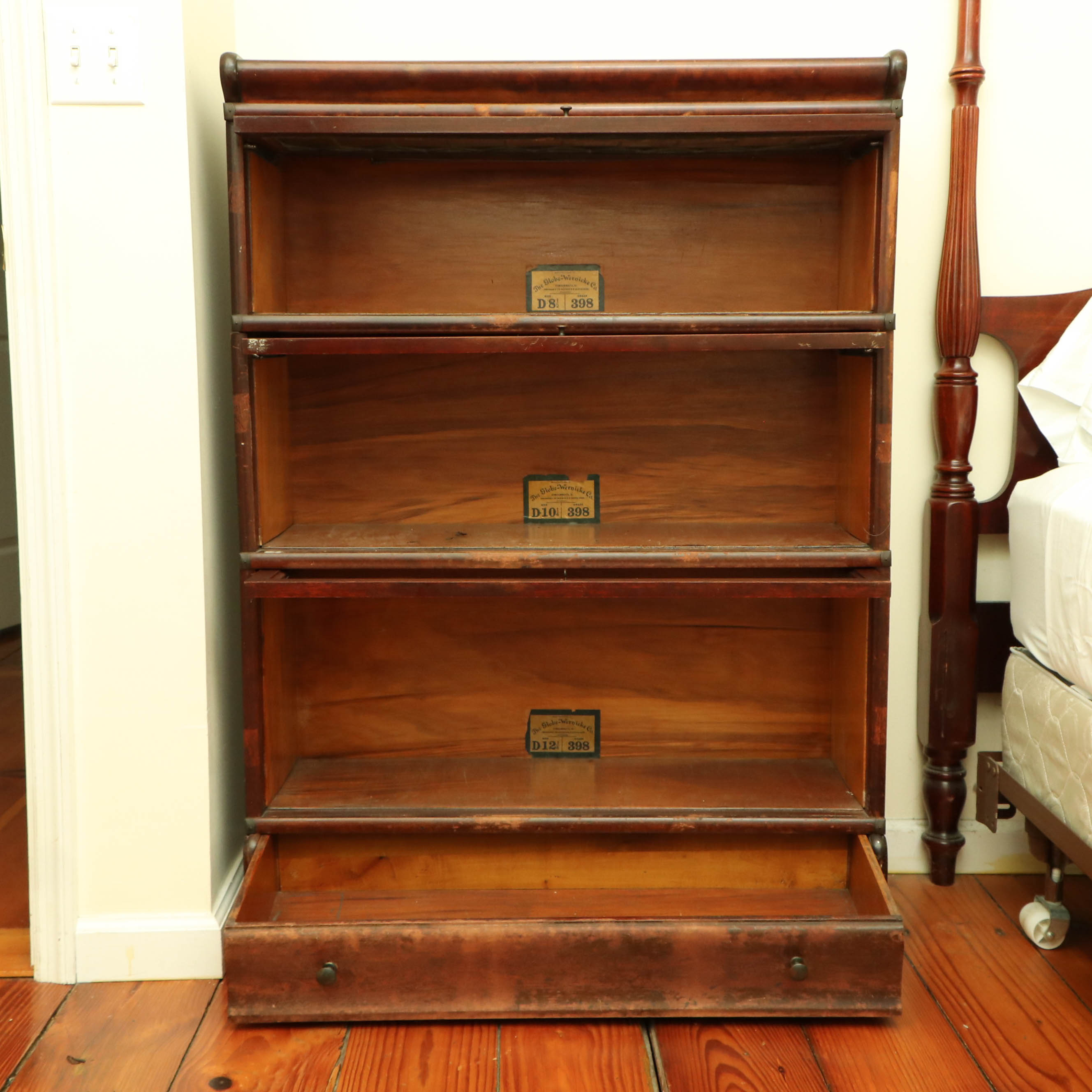 Globe-Wernicke Barrister's Bookcase with Drawer Base, Early 20th C.