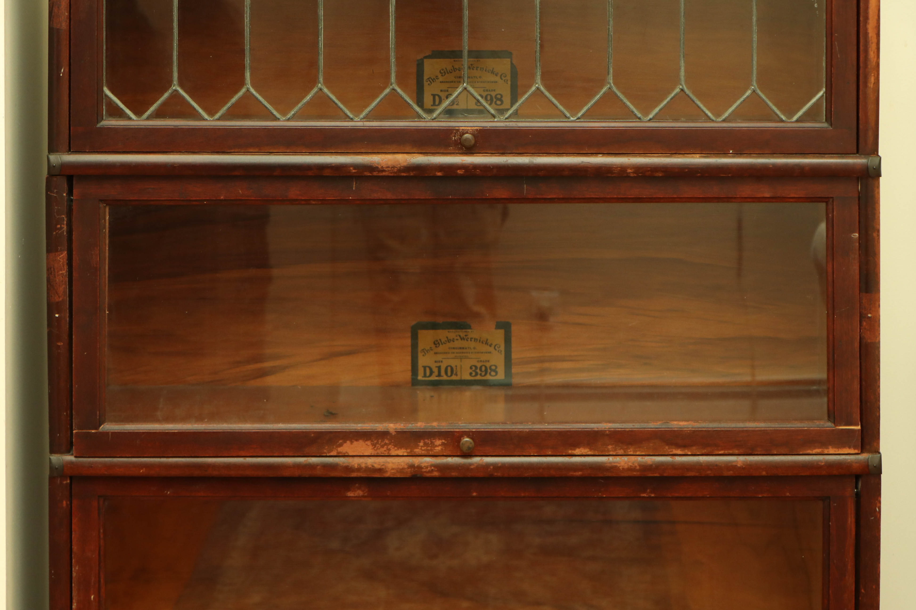 Globe-Wernicke Barrister's Bookcase with Drawer Base, Early 20th C.