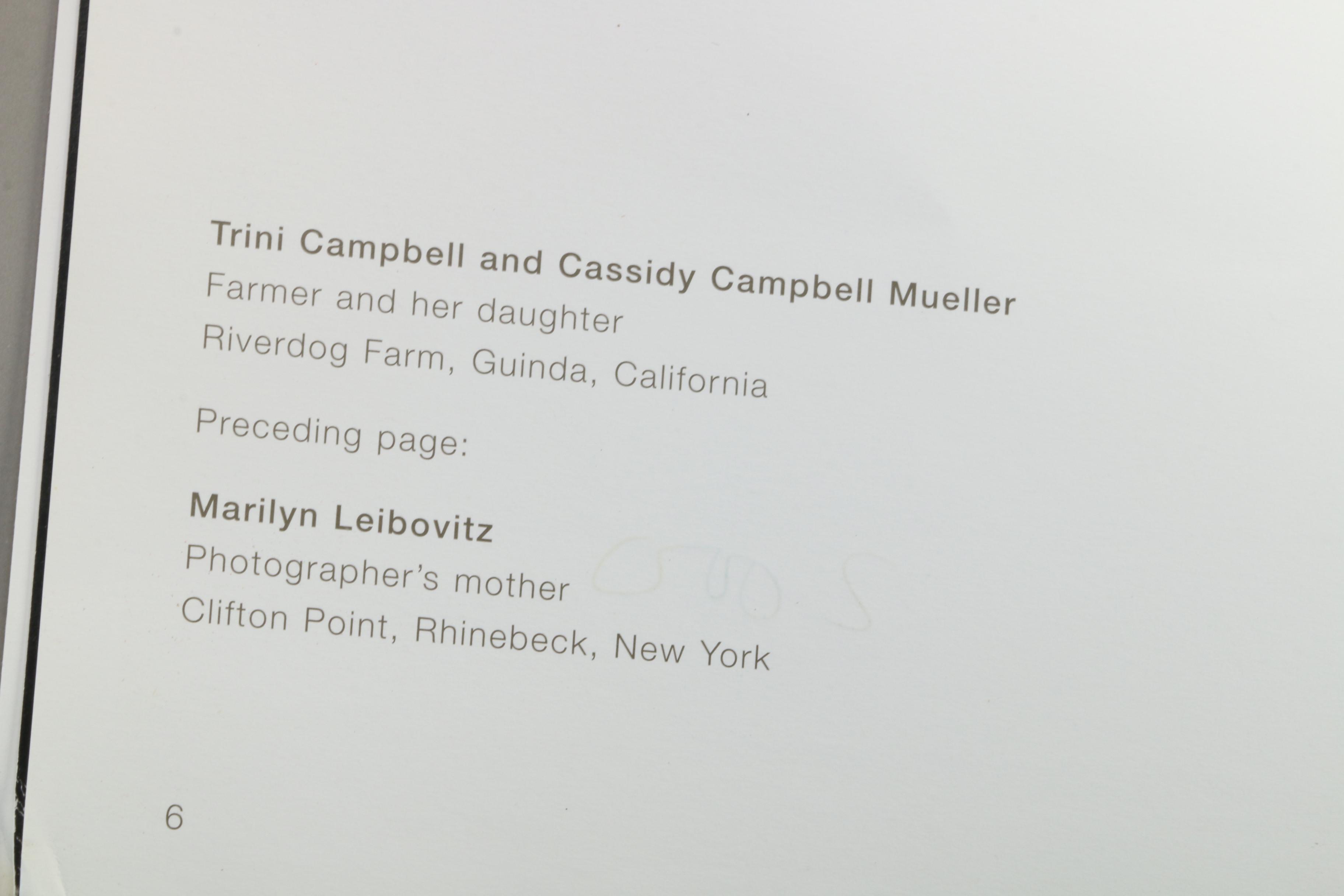 Annie Leibovitz Signed "Women" with First Printing "Photographs, 1970–1990"