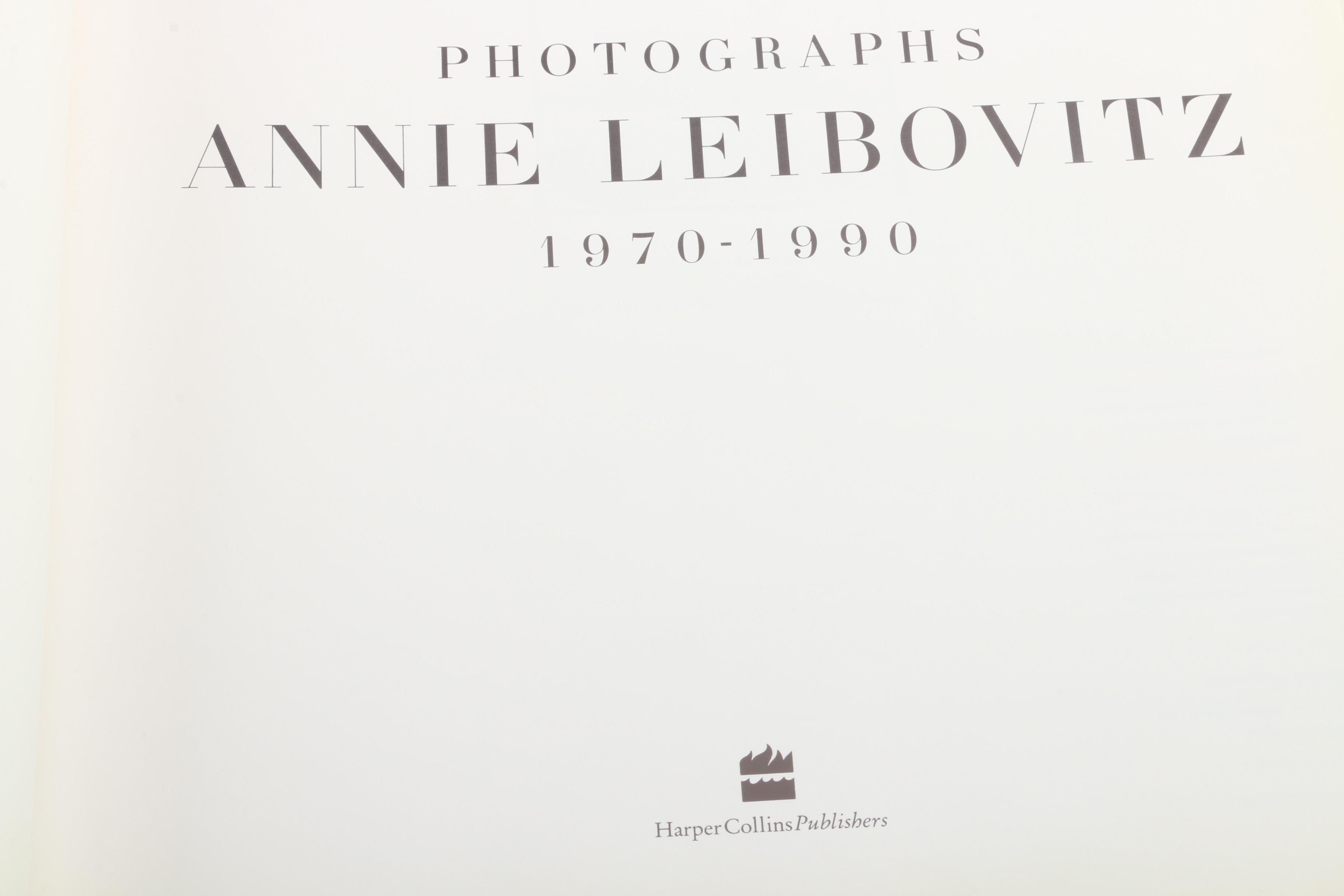 Annie Leibovitz Signed "Women" with First Printing "Photographs, 1970–1990"