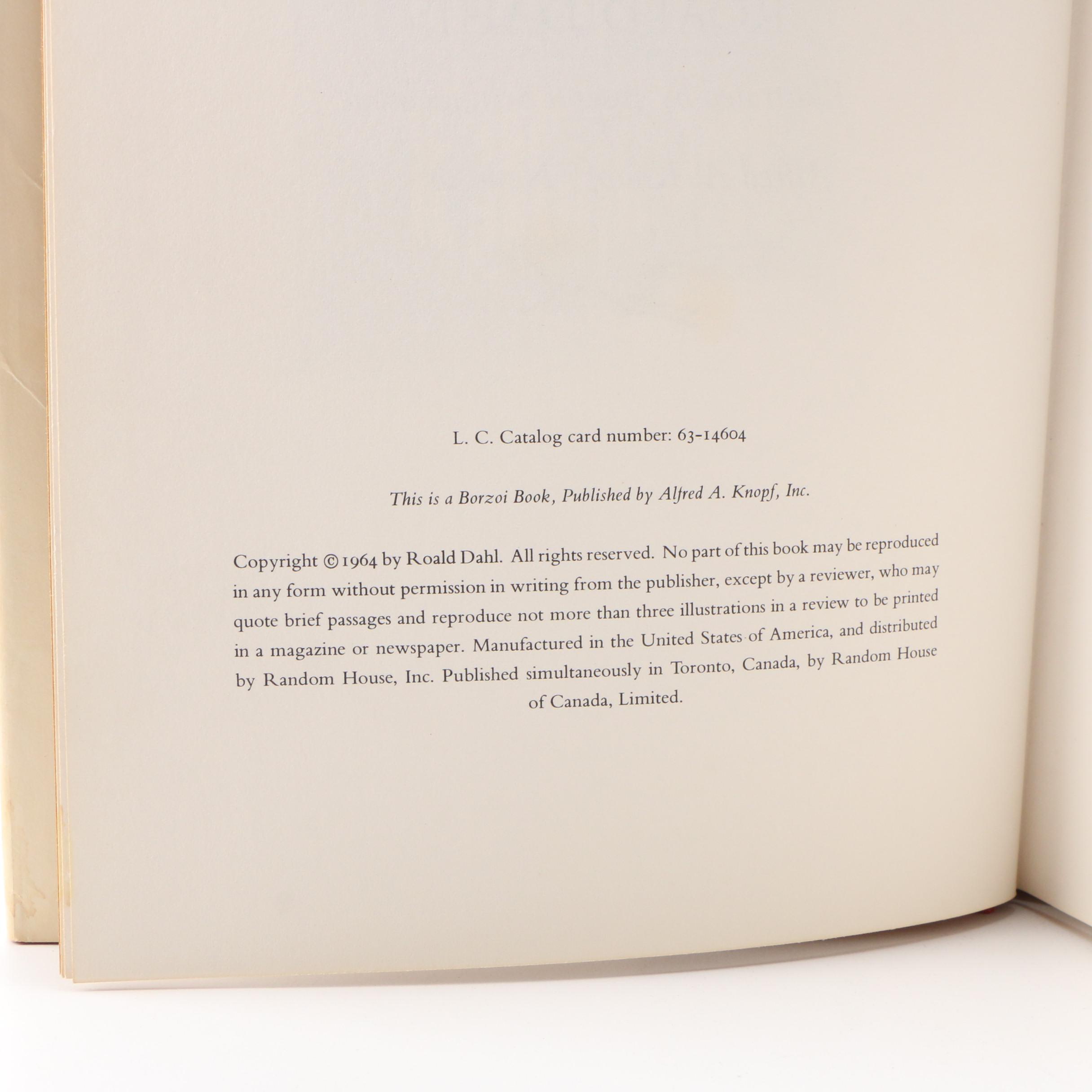 Signed "The Peter Yarrow Songbook" with "Charlie and the Chocolate Factory"