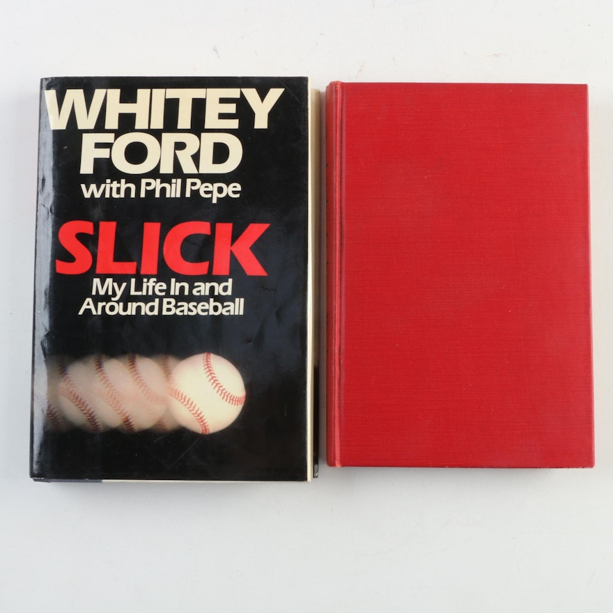 "Lucky To Be a Yankee" by Joe Di Maggio with Signed "Slick" by Whitey Ford
