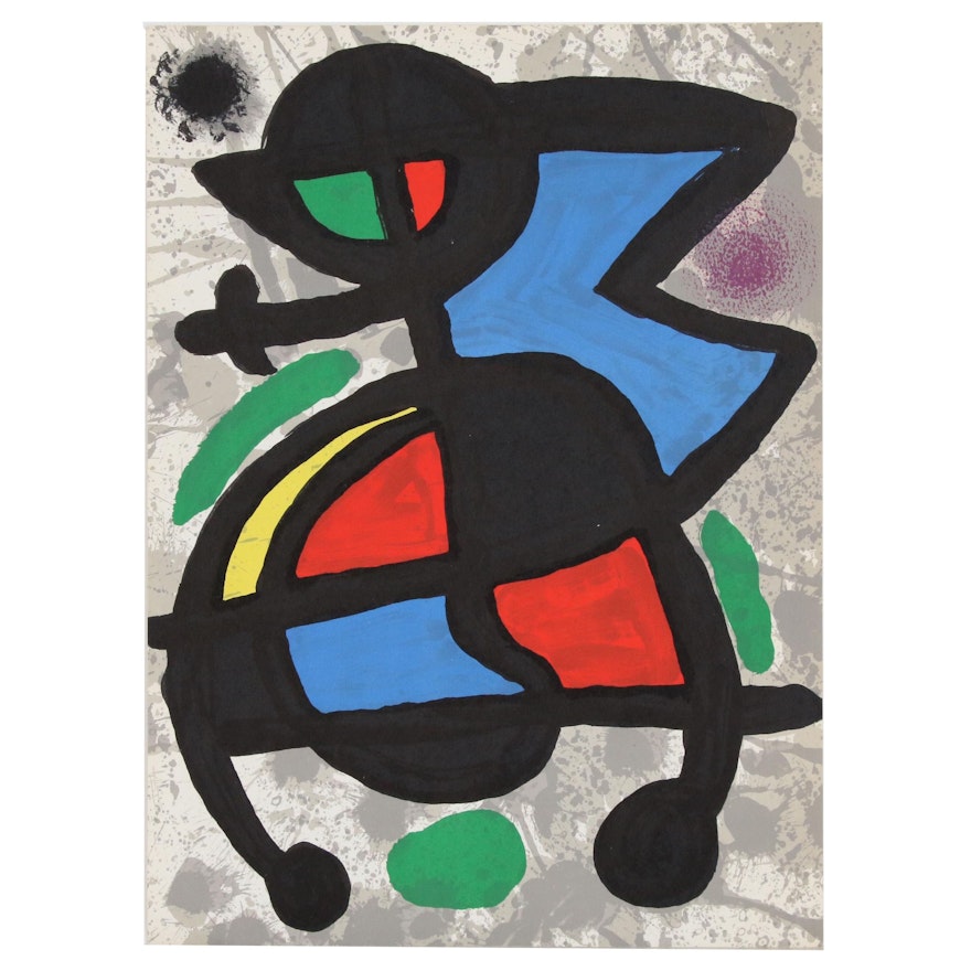 Joan Miró Lithograph for "Derrière le Miroir"