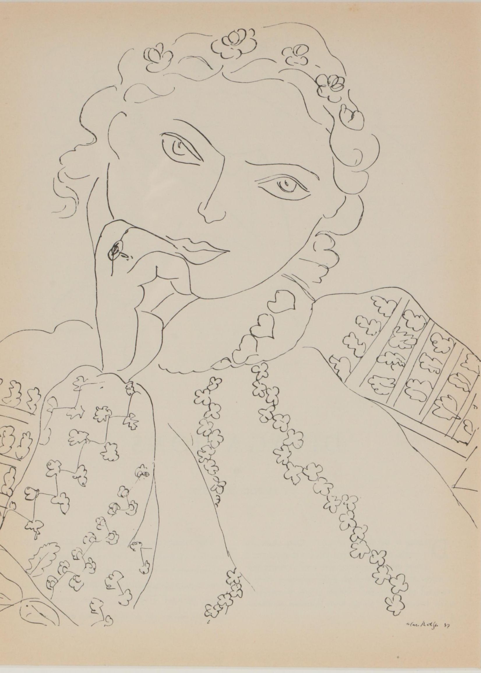 Henri Matisse Heliogravure Portrait for "Verve", 1937