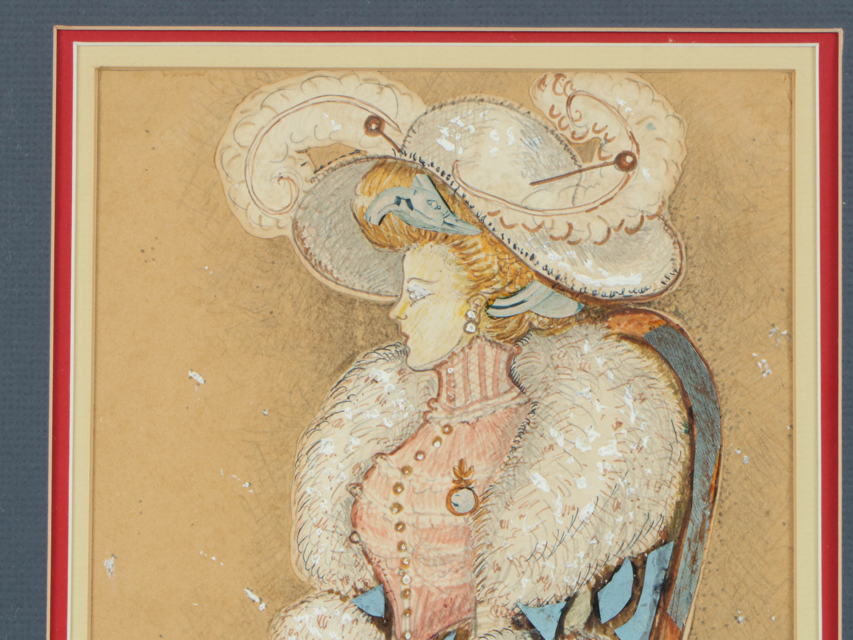 Helen Hendry Mixed Media Collage Portrait