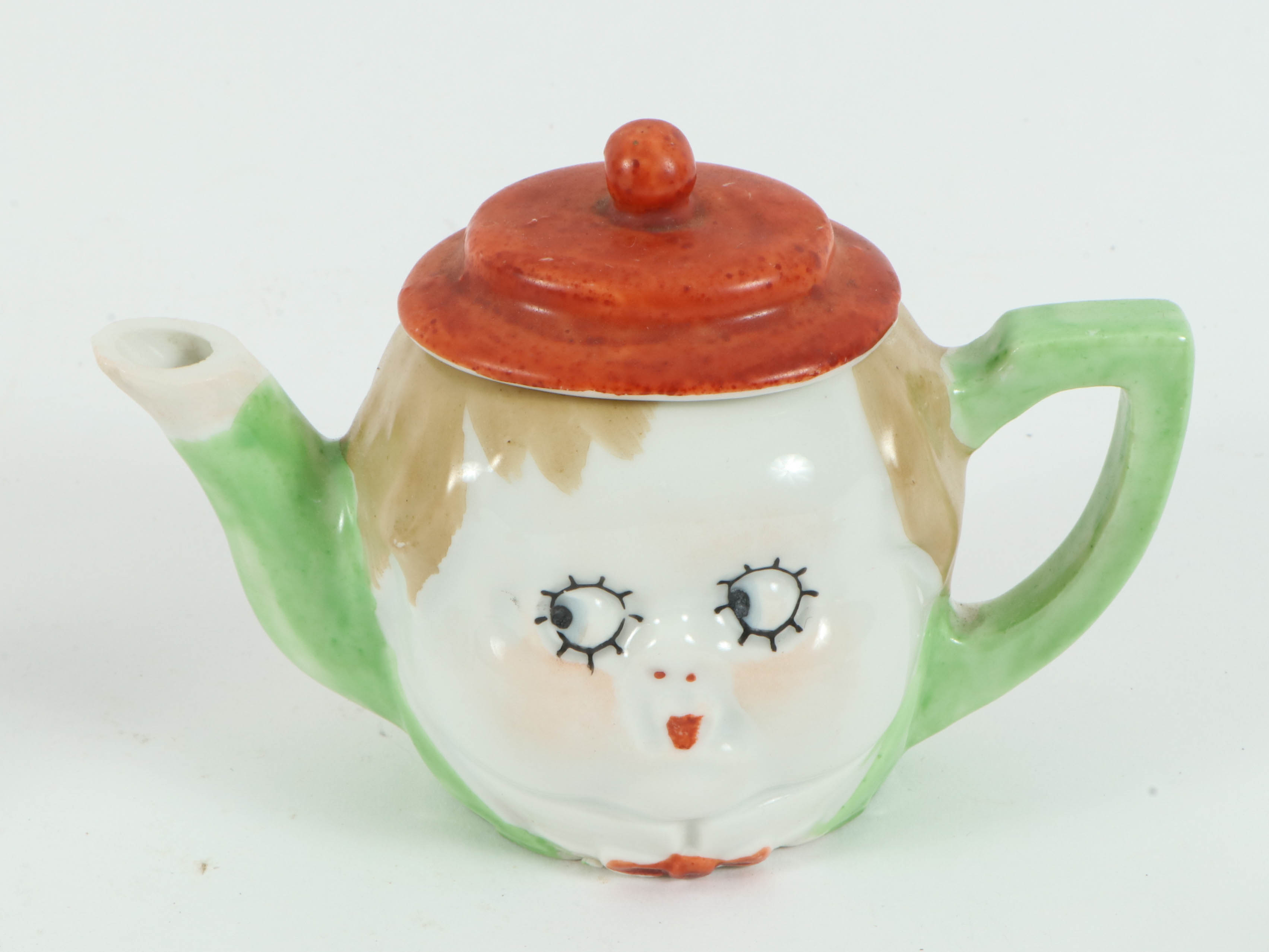 Hand-Painted Miniature Toy Tea Set, Reproduction