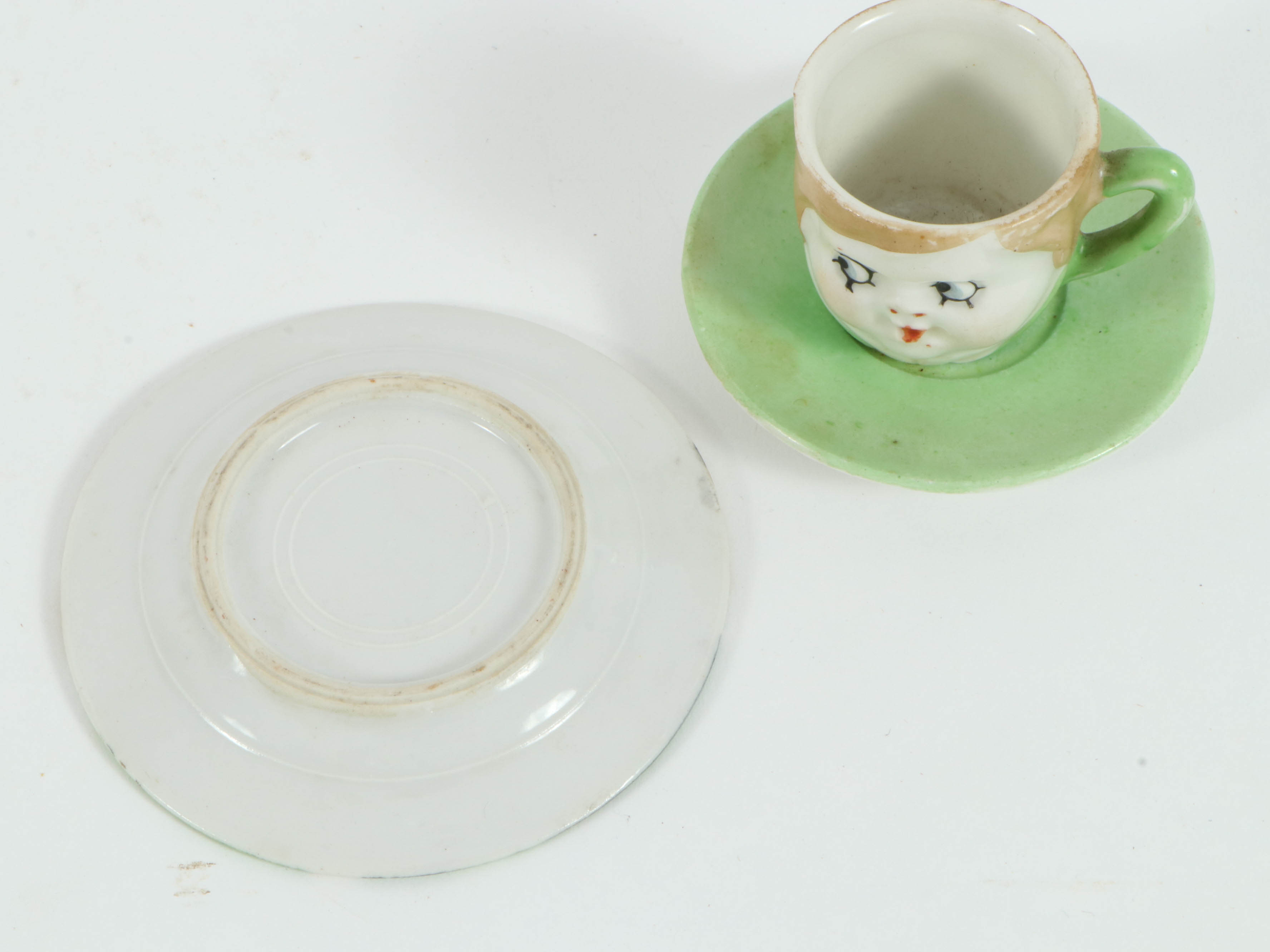Hand-Painted Miniature Toy Tea Set, Reproduction