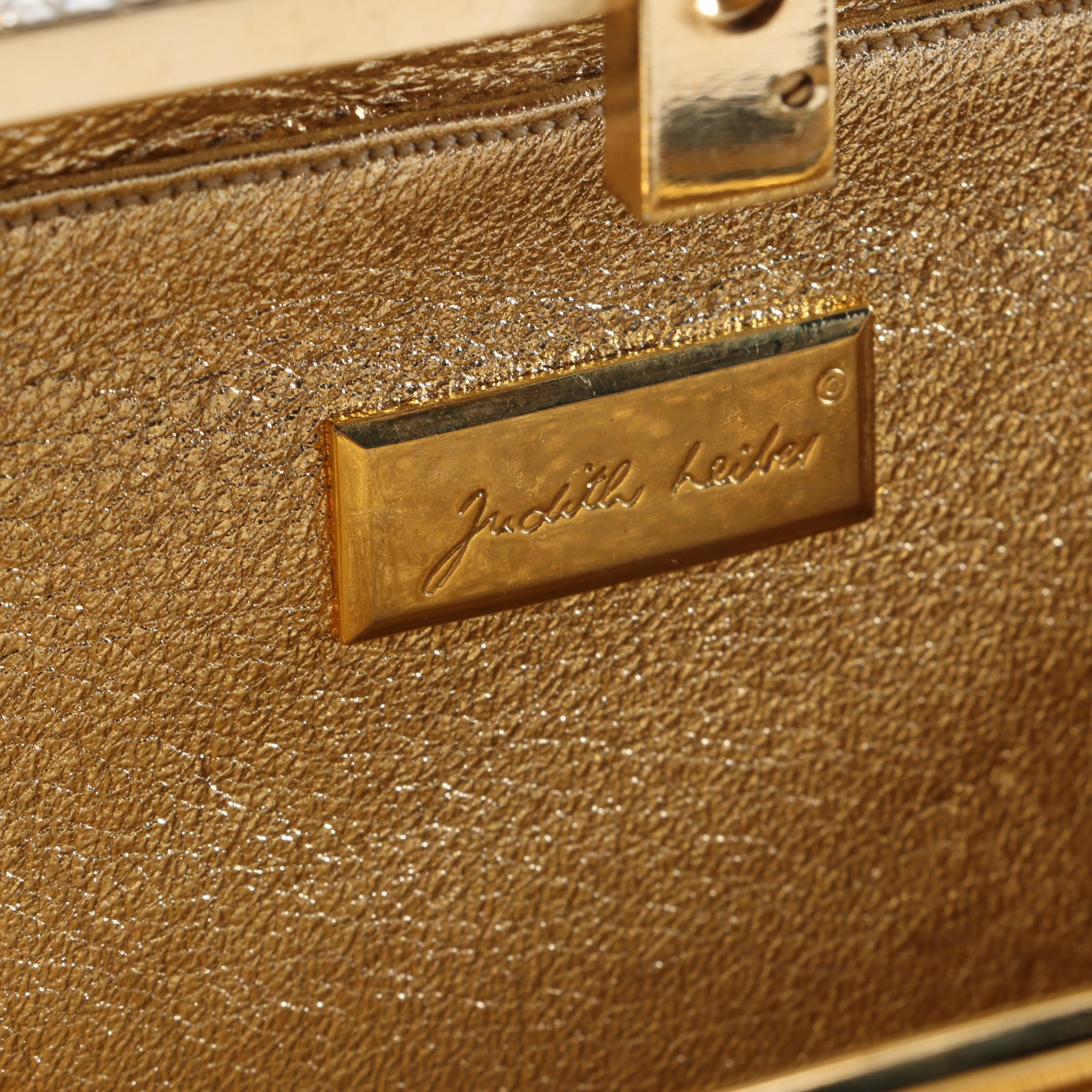 Judith Leiber Crystal Minaudière Evening Bag with Accessories