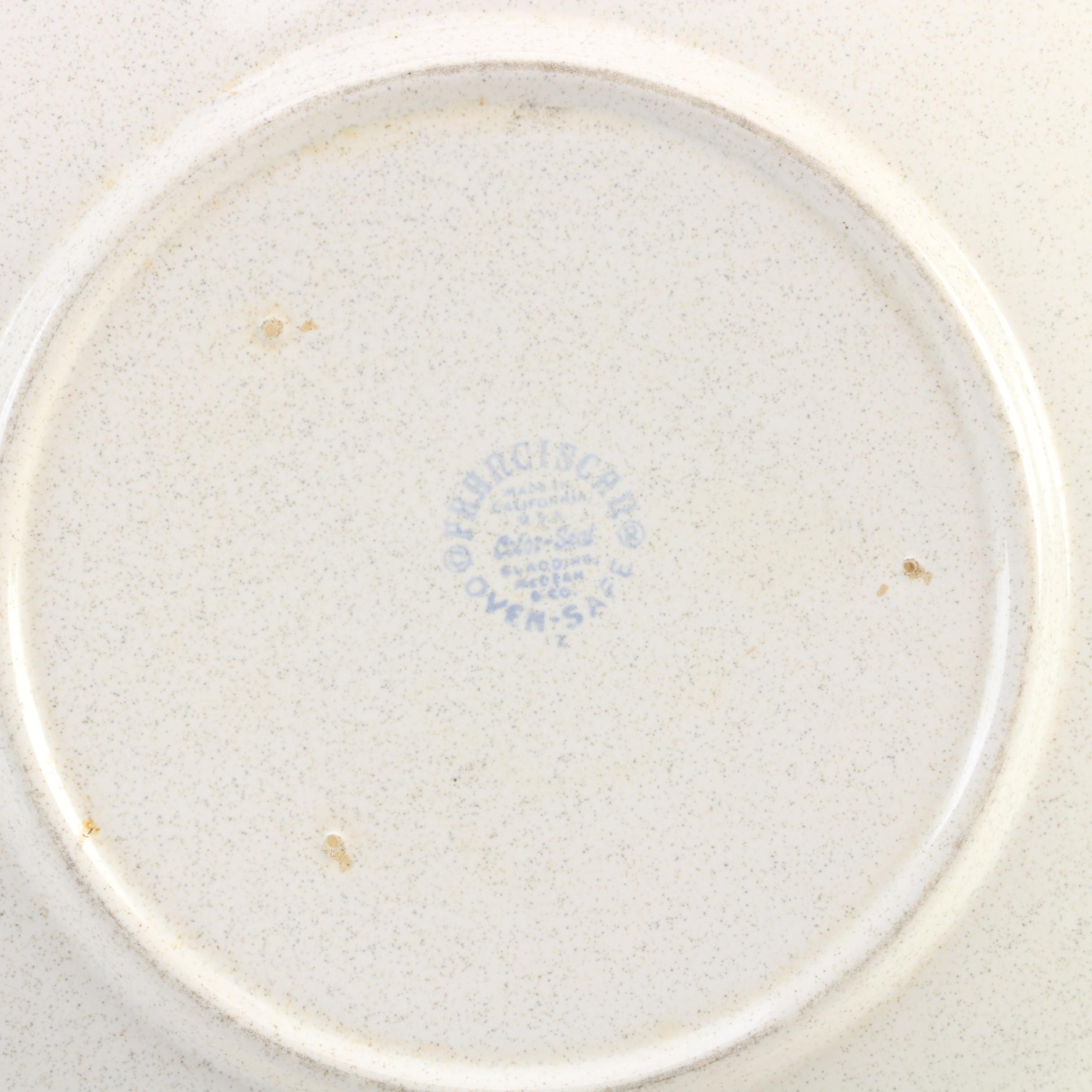 Franciscan "Starburst" Earthenware Dinnerware, 1954–1966