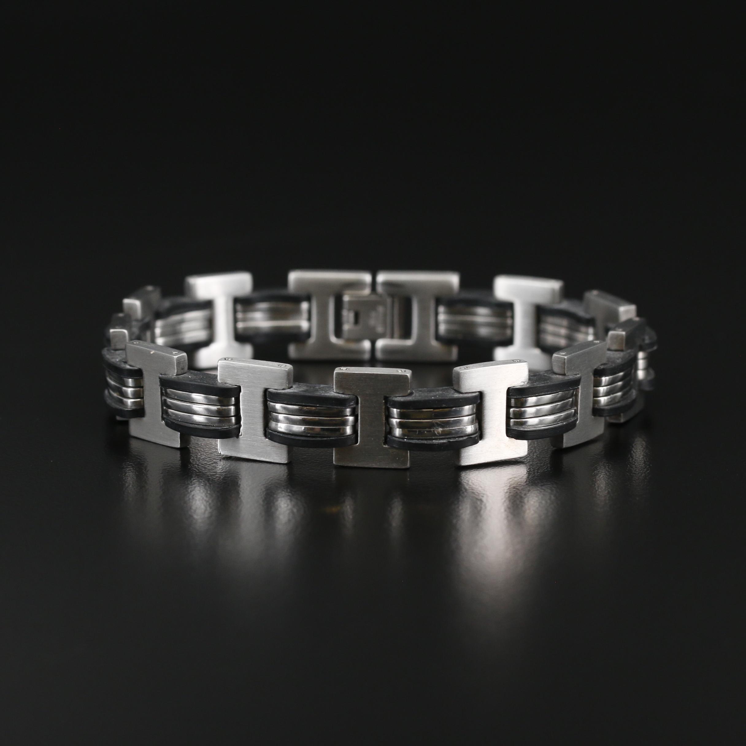 Collection of Bracelets Featuring Marc Jacobs Belt Buckle Bracelet