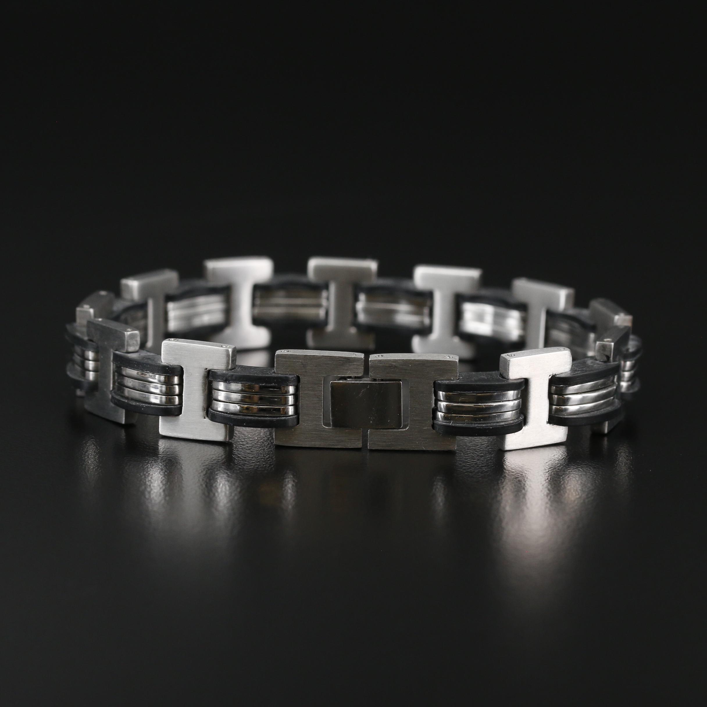 Collection of Bracelets Featuring Marc Jacobs Belt Buckle Bracelet