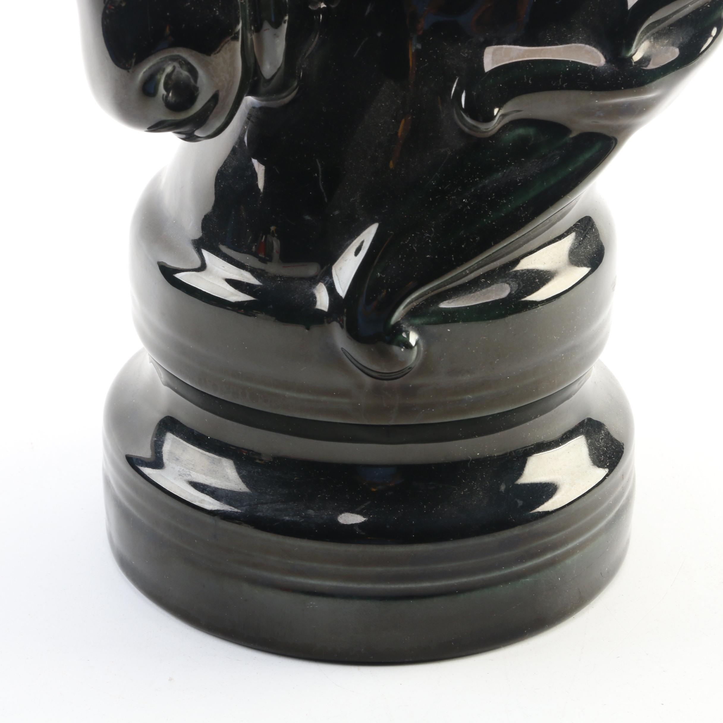 Vintage Figural Ceramic Horse Table Lamp