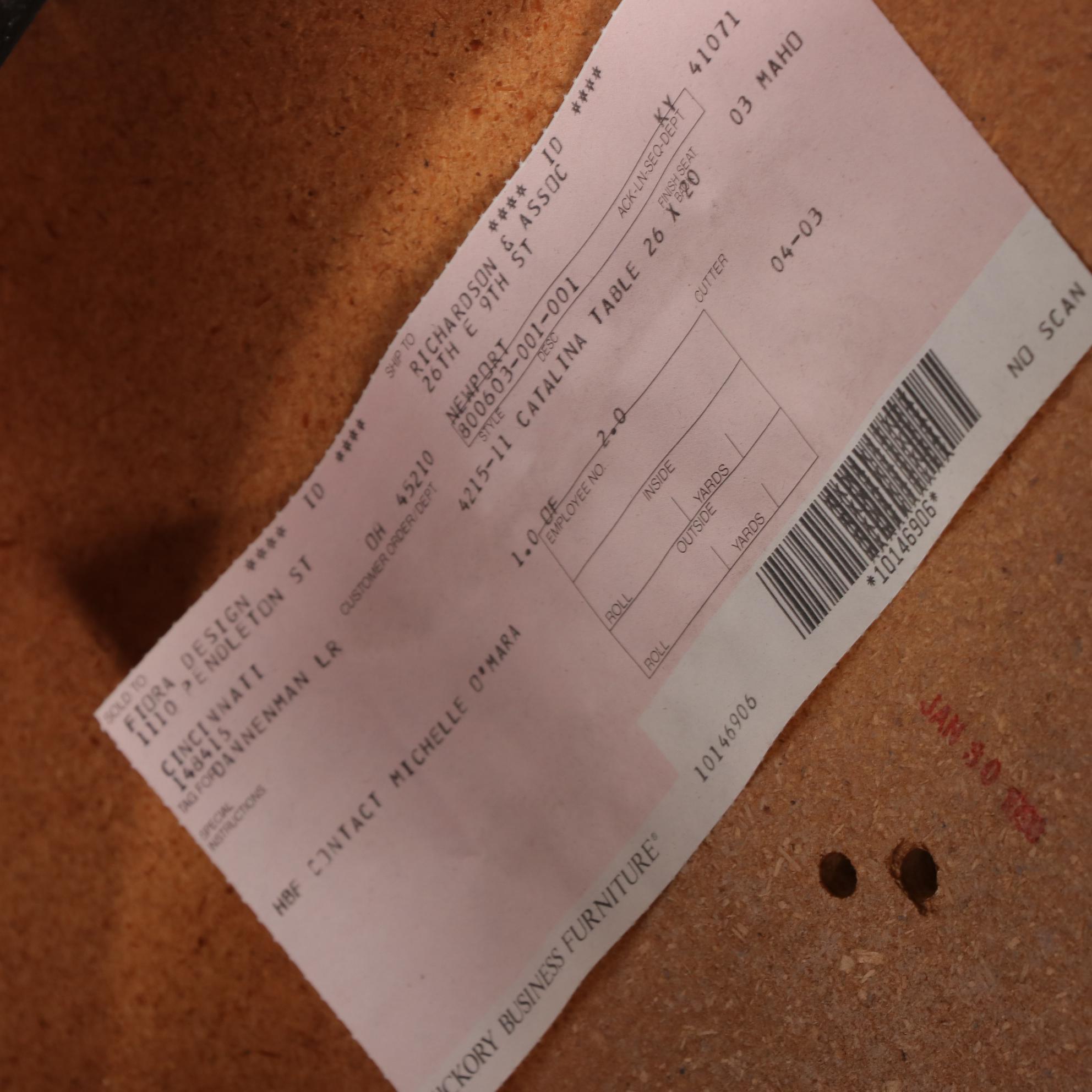 HBF Contemporary Modern Walnut "Catalina" Side Tables