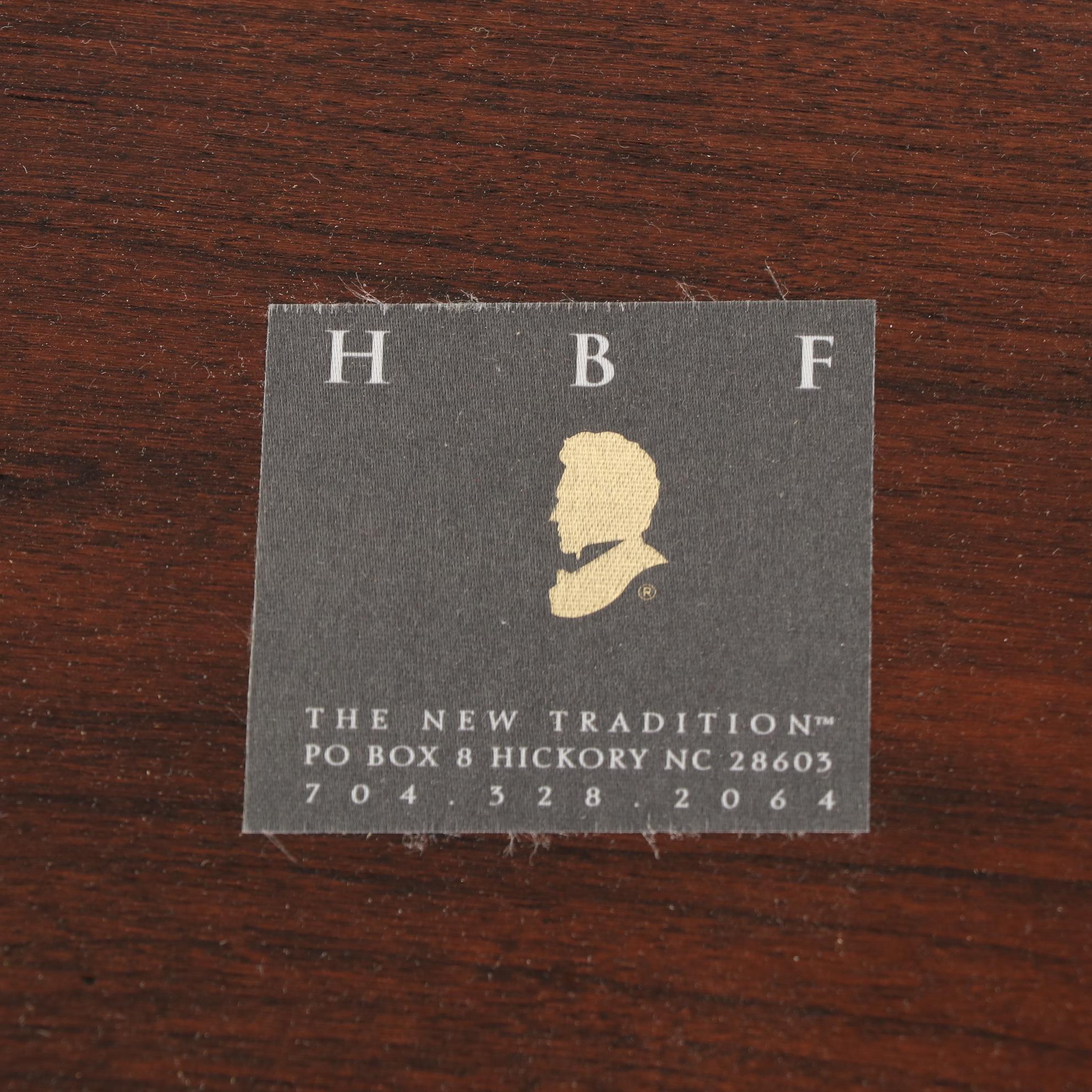 HBF Contemporary Modern Walnut "Catalina" Side Tables