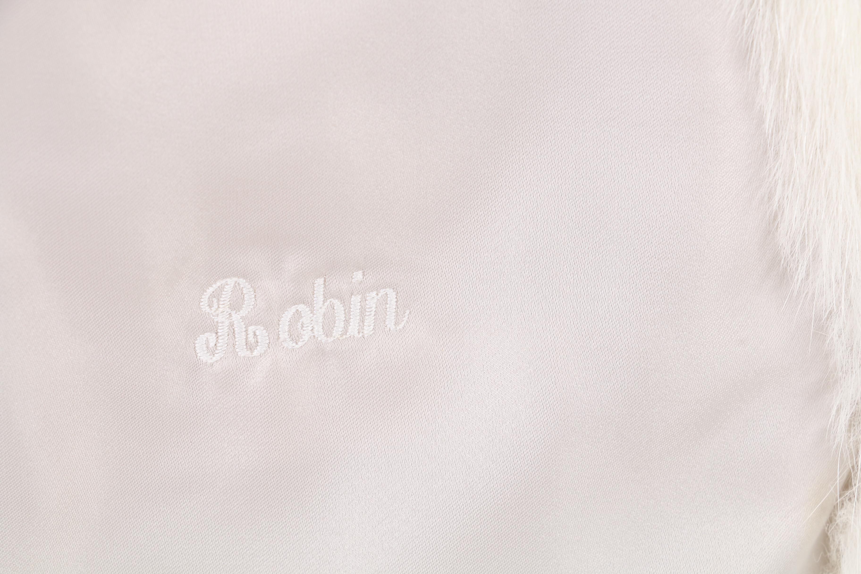 Platinum and Arctic Fox Fur Coat by The Fur Centre