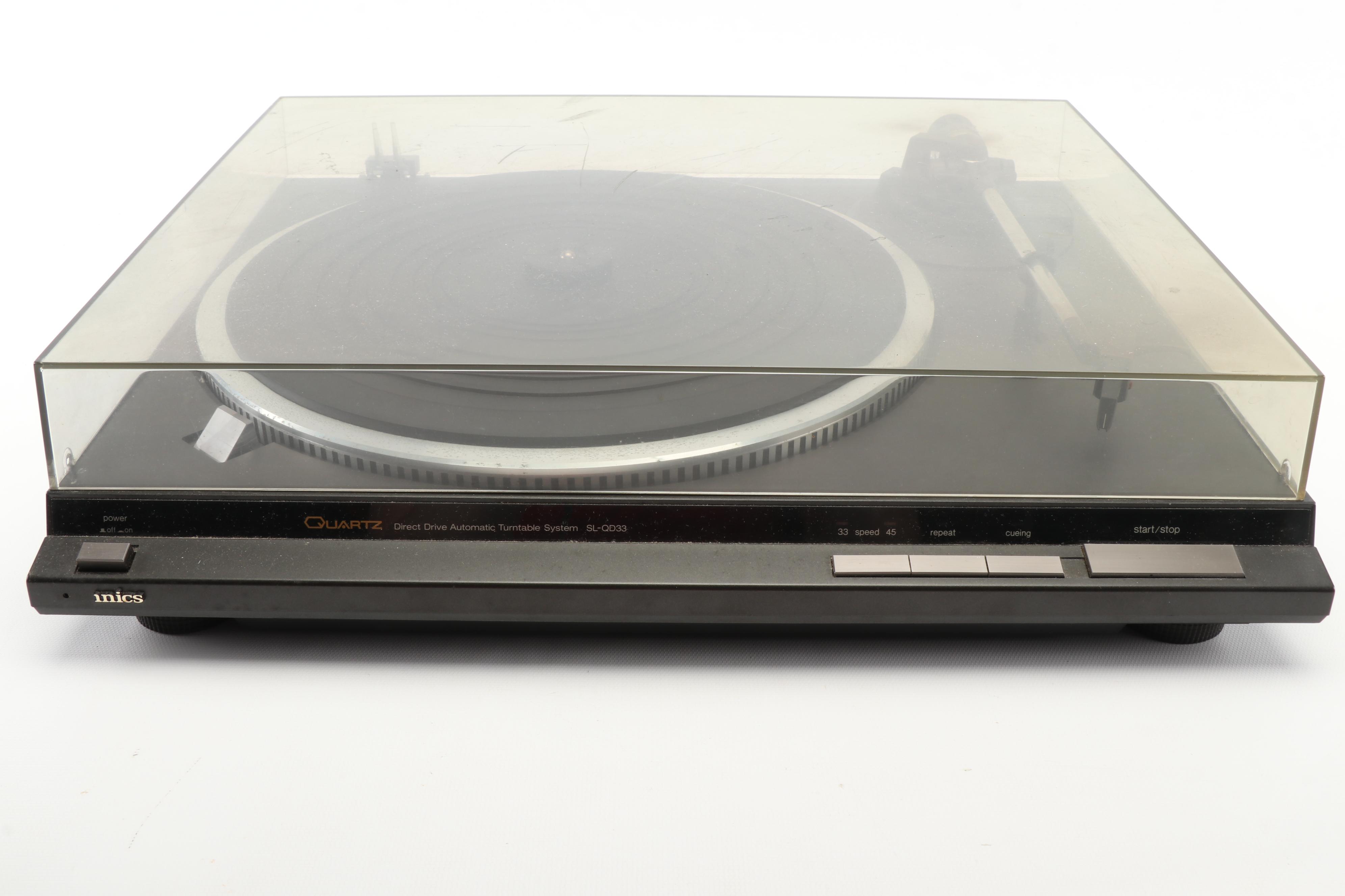 Technics SL-QD33 Quartz Direct Drive Turntable, Late 20th Century