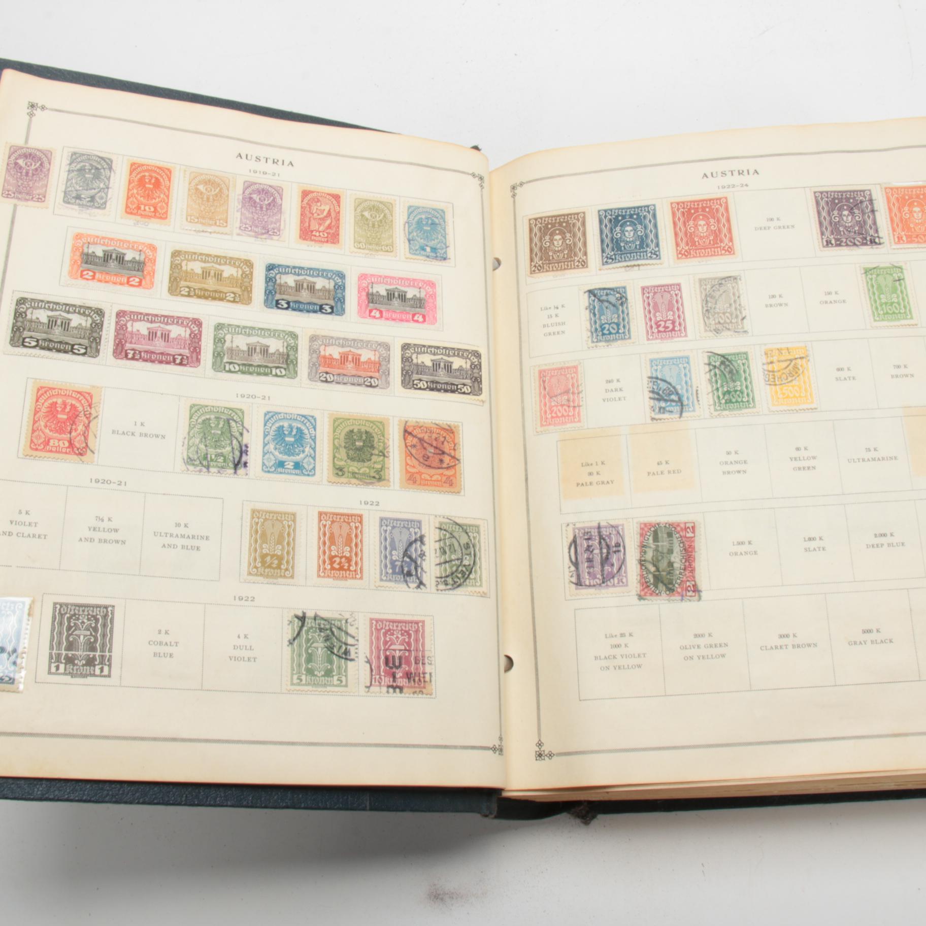 Scott's International Stamp Album, Late 19th to Early 20th Century