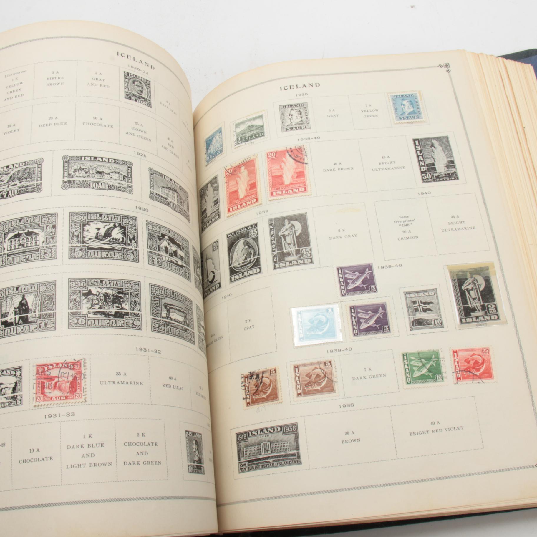 Scott's International Stamp Album, Late 19th to Early 20th Century