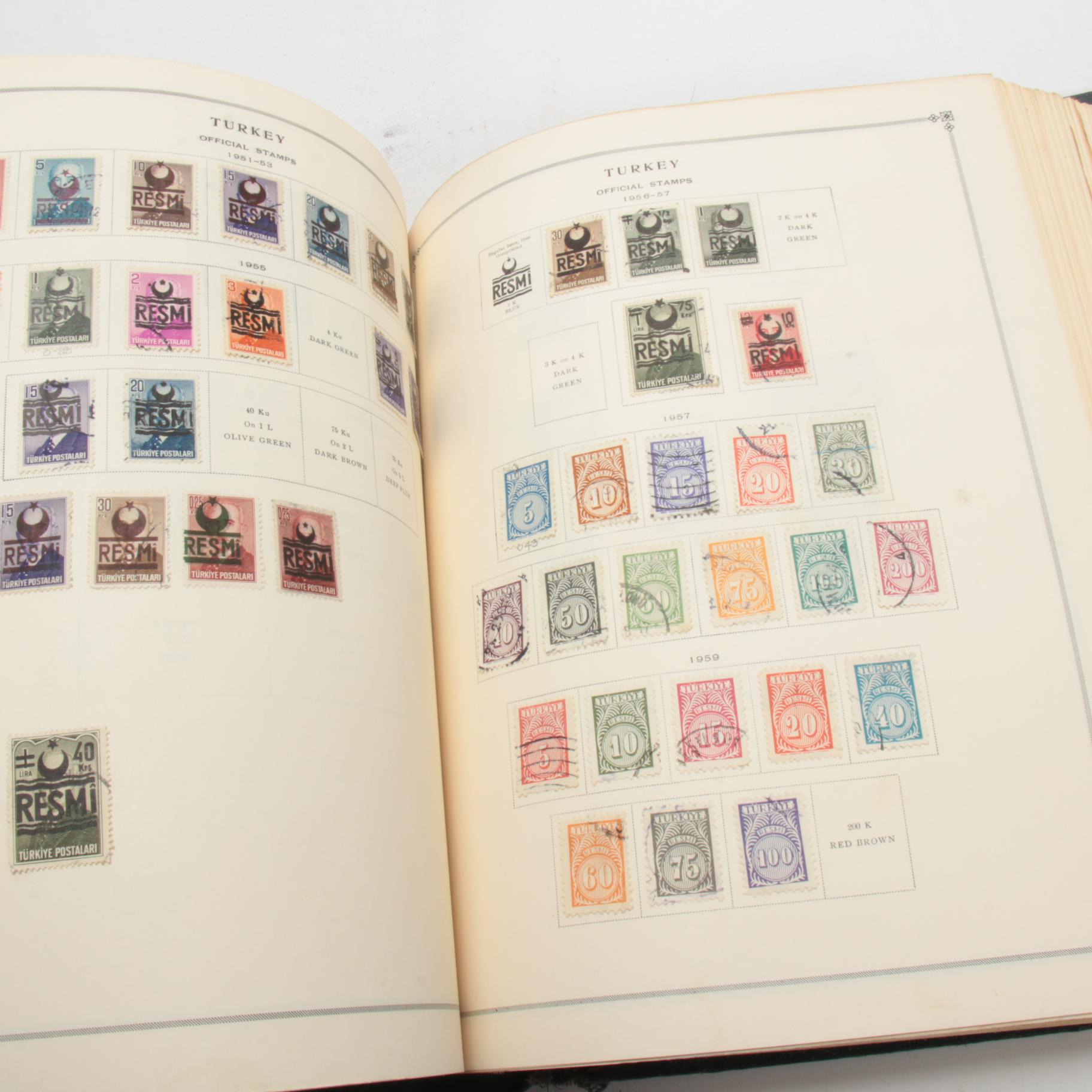 Scott's International Stamp Album, Late 19th to Early 20th Century