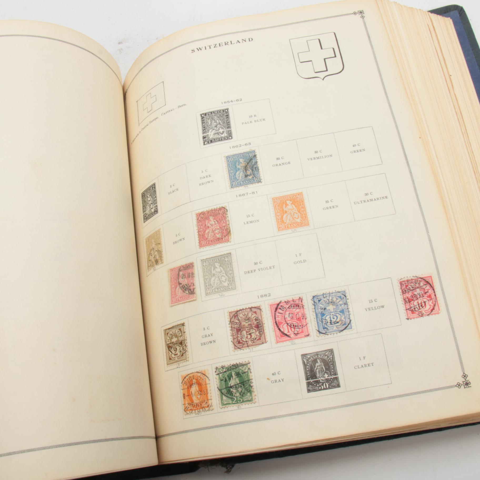 Scott's International Stamp Album, Late 19th to Early 20th Century