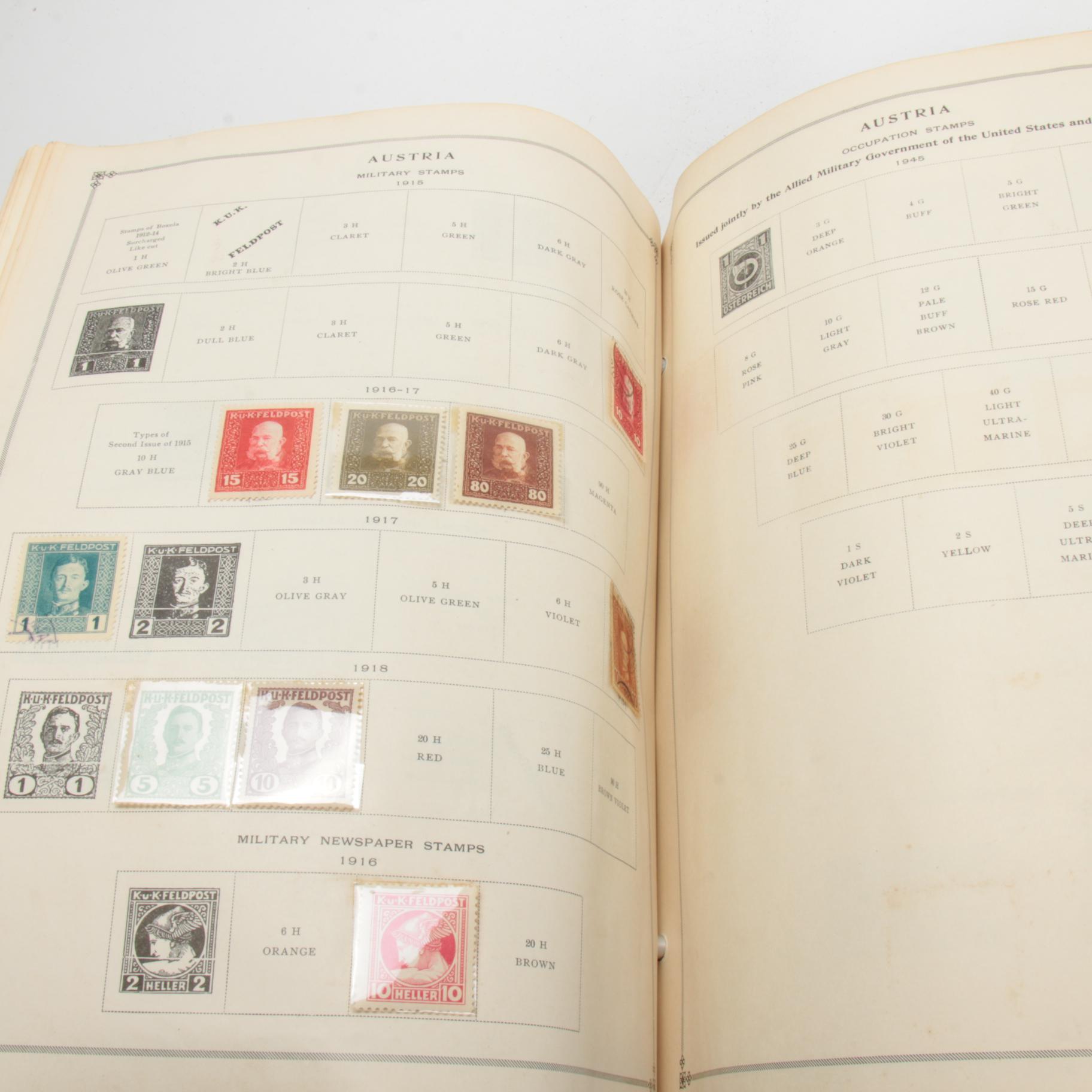 Scott's International Stamp Album, Late 19th to Early 20th Century
