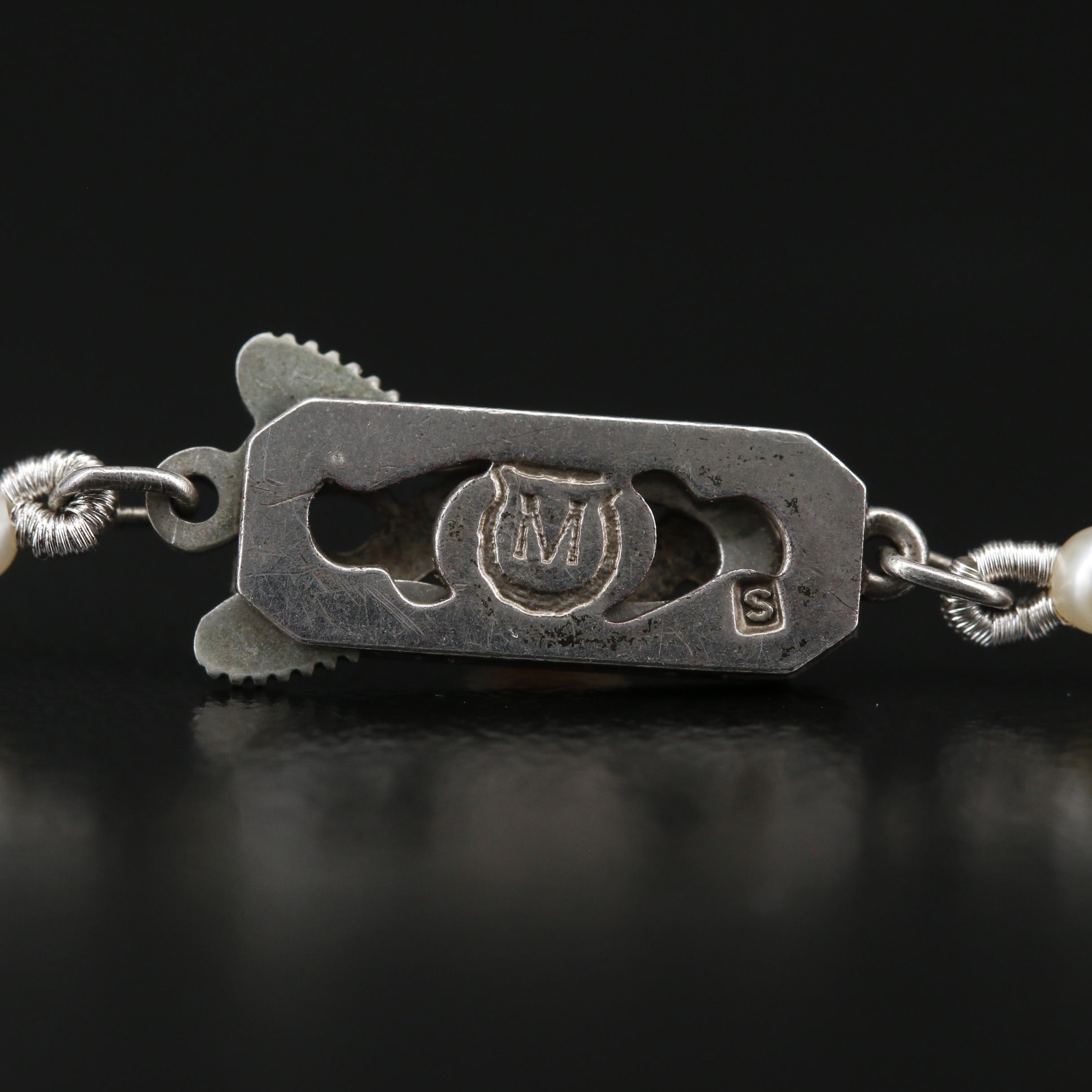 Vintage Mikimoto Graduated Pearl Necklace