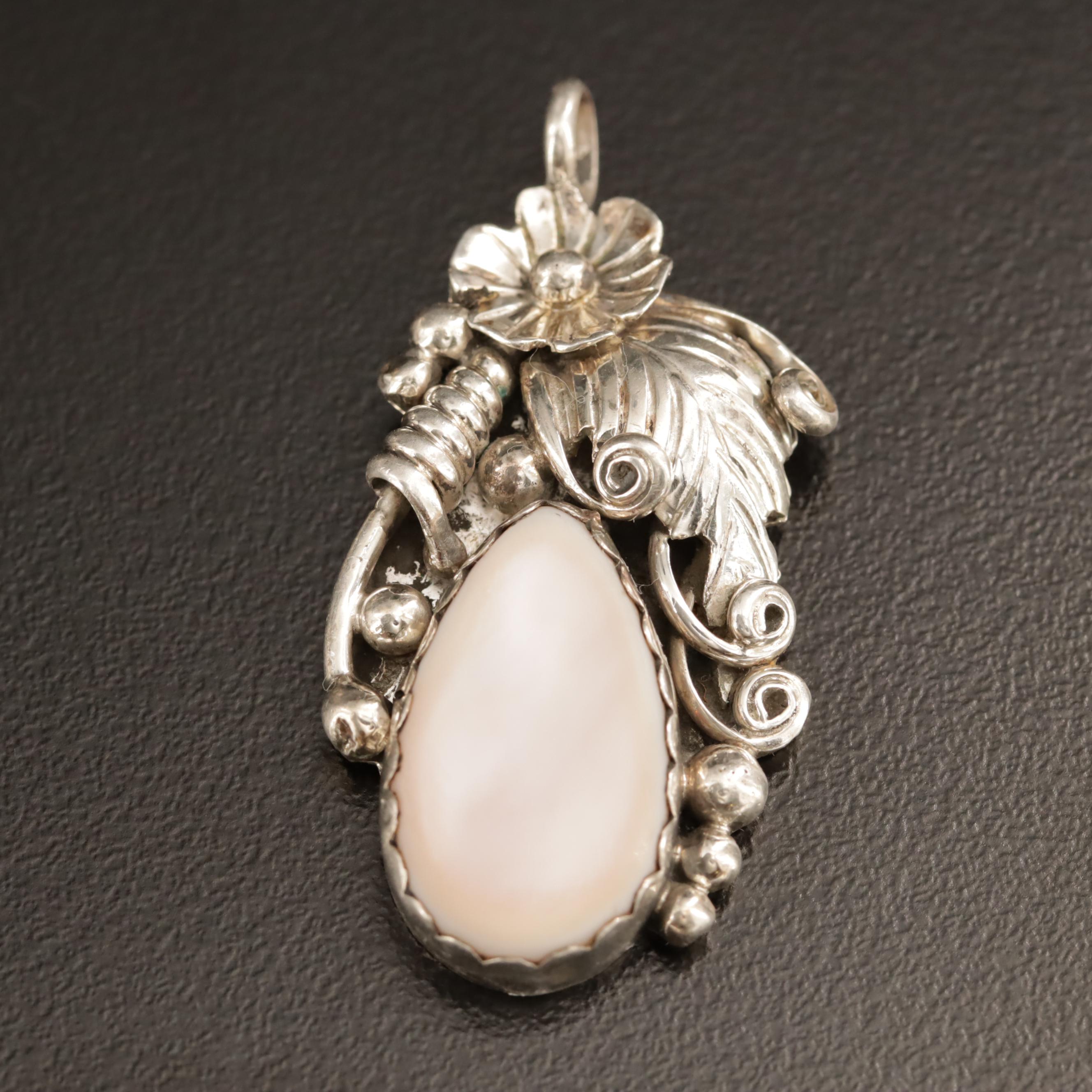 Western Style Jewelry Assortment Featuring Navajo Morty Johnson Pendant