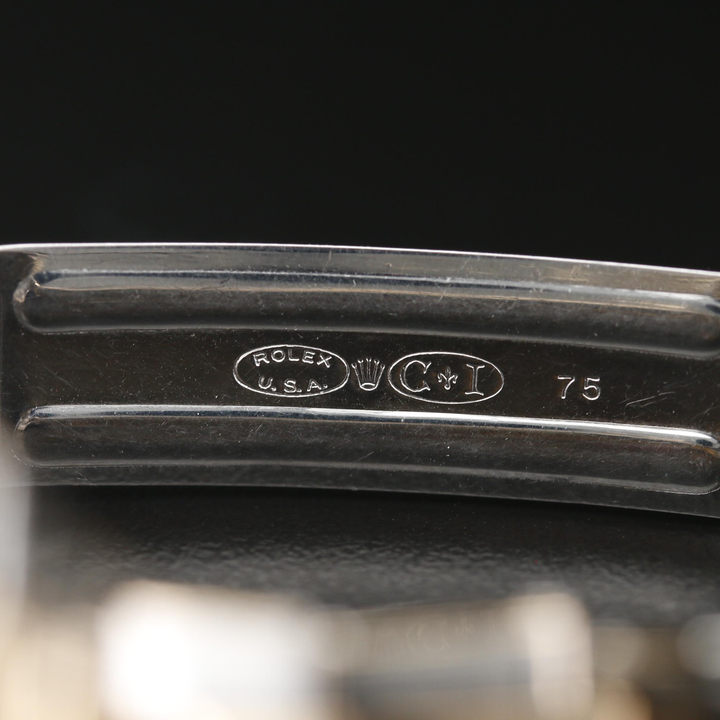 1976 Rolex Oyster Perpetual Date 14K and Stainless Steel Watch