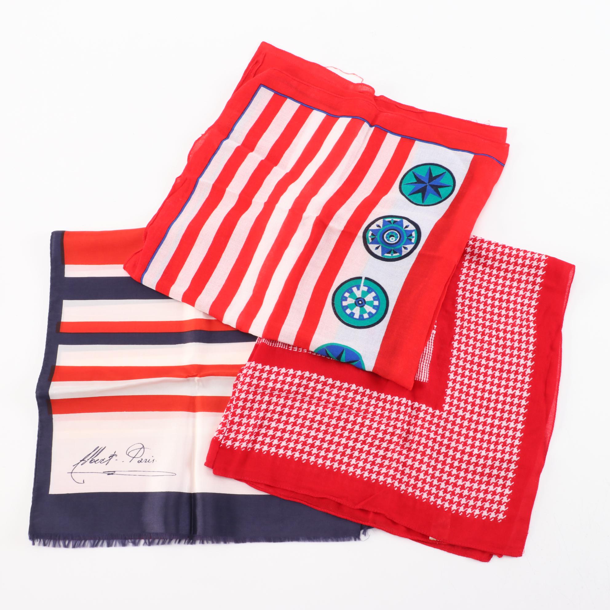 Nicole Miller, Jim Thompson Thai Silk, Symphony, Albert Paris and More Scarves