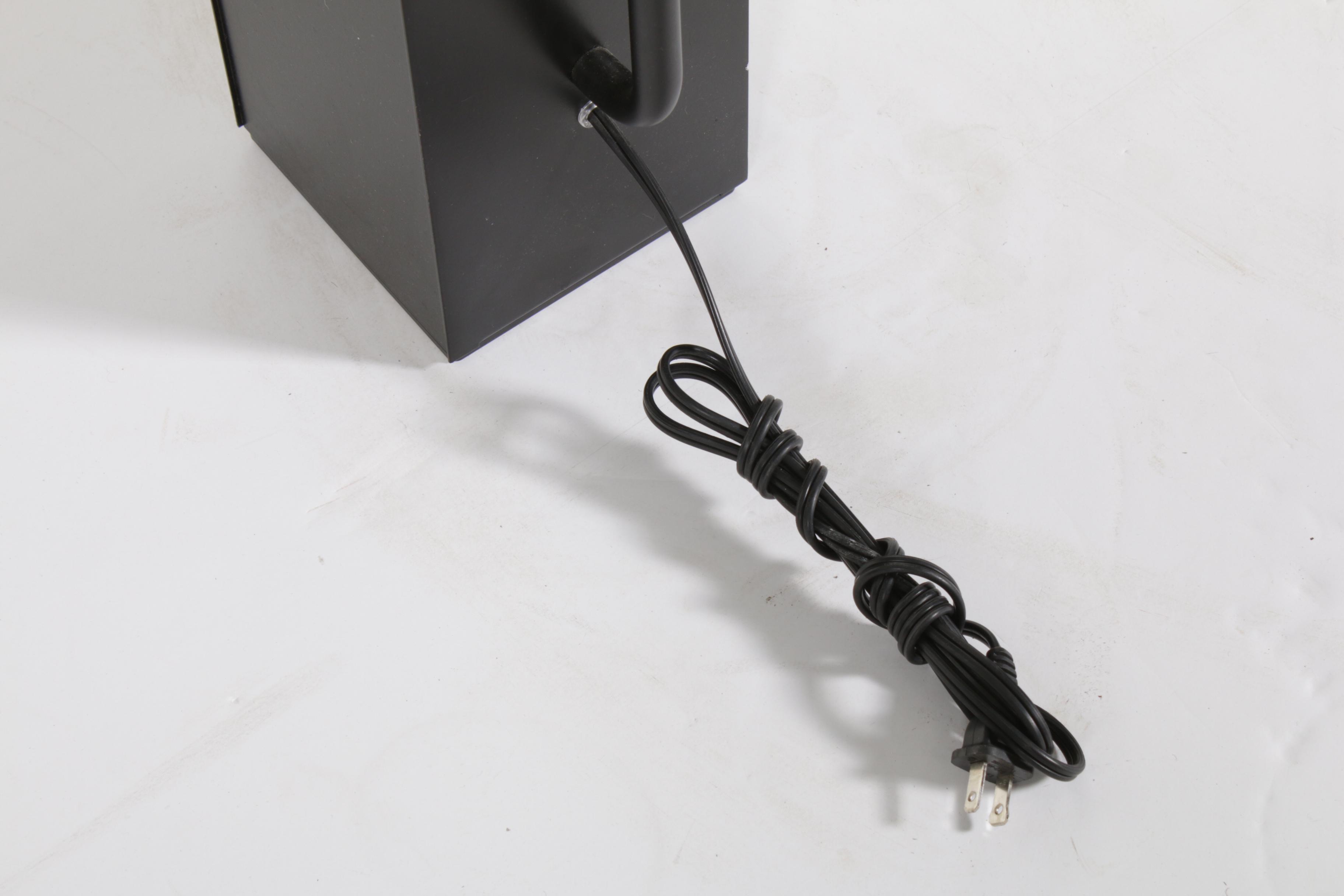 Roche Bobois Costa Modernist "Full Moon" Metal Floor Lamp with Pivoting Light