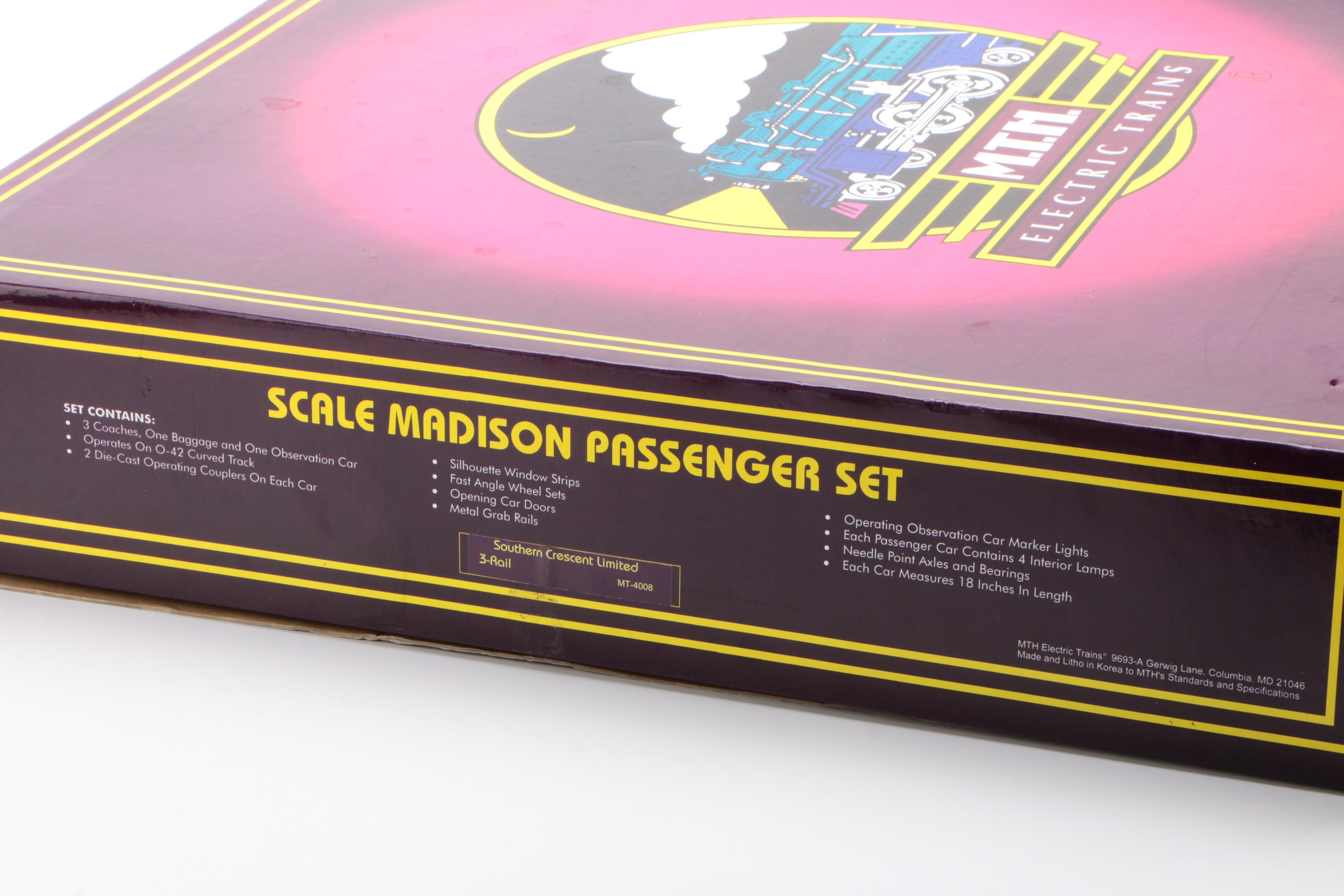 M.T.H. Scale Madison Model Train Set in Original Packaging