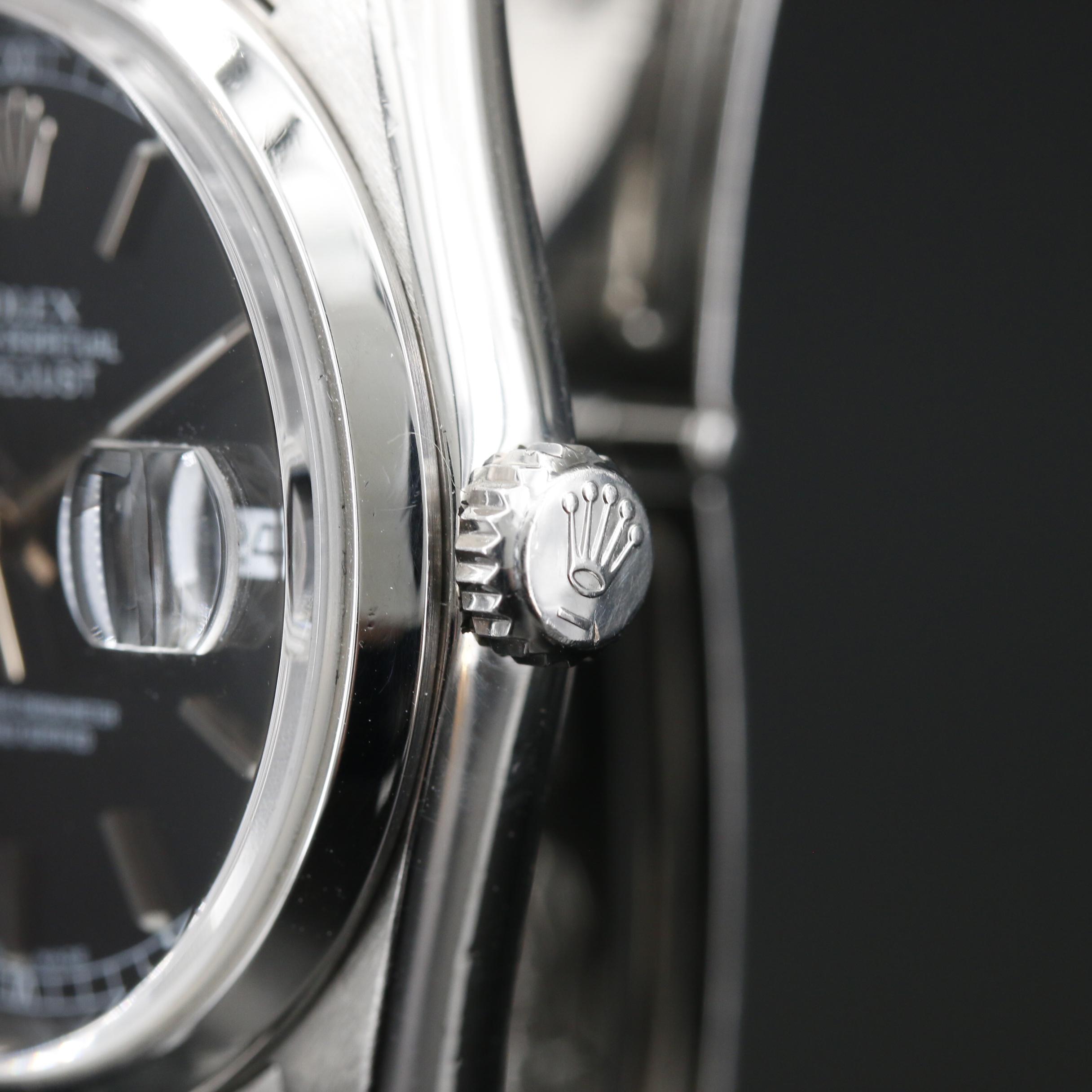 2005 Rolex "Oyster Perpetual Date" Stainless Steel Automatic Watch