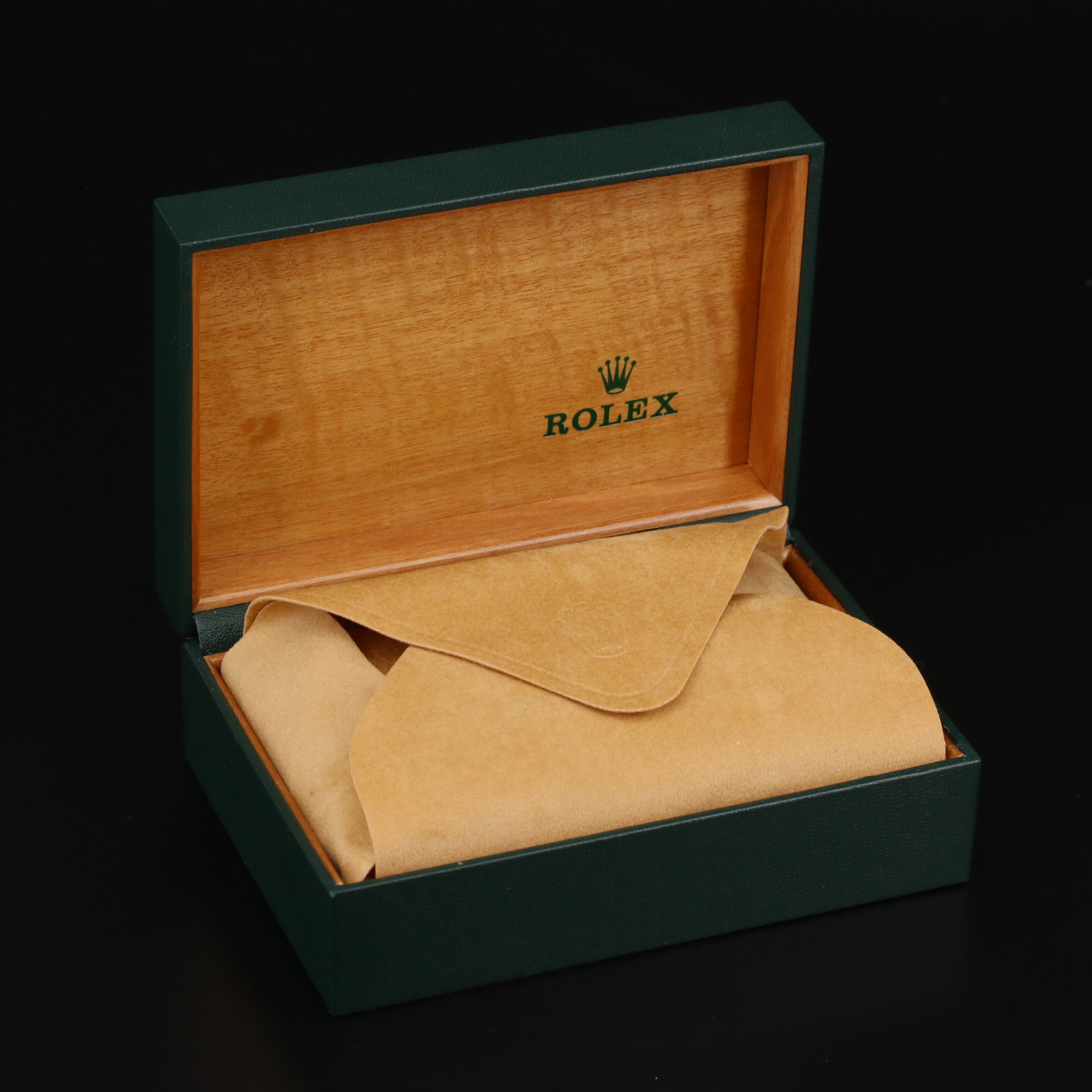 1994 Rolex Datejust 18K, Stainless Steel and Factory Diamond Dial Watch