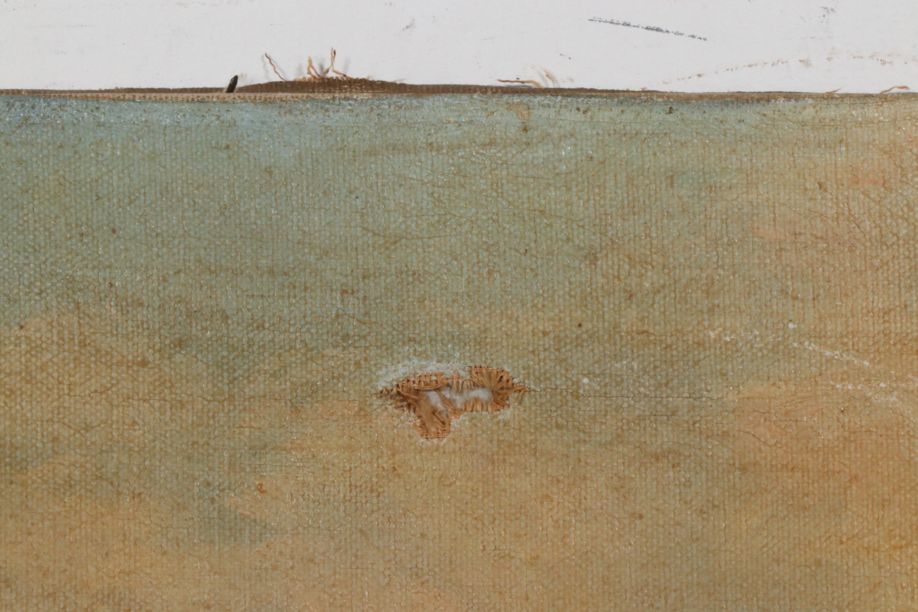 John Bianchi Oil Painting "English Village", Early 20th Century