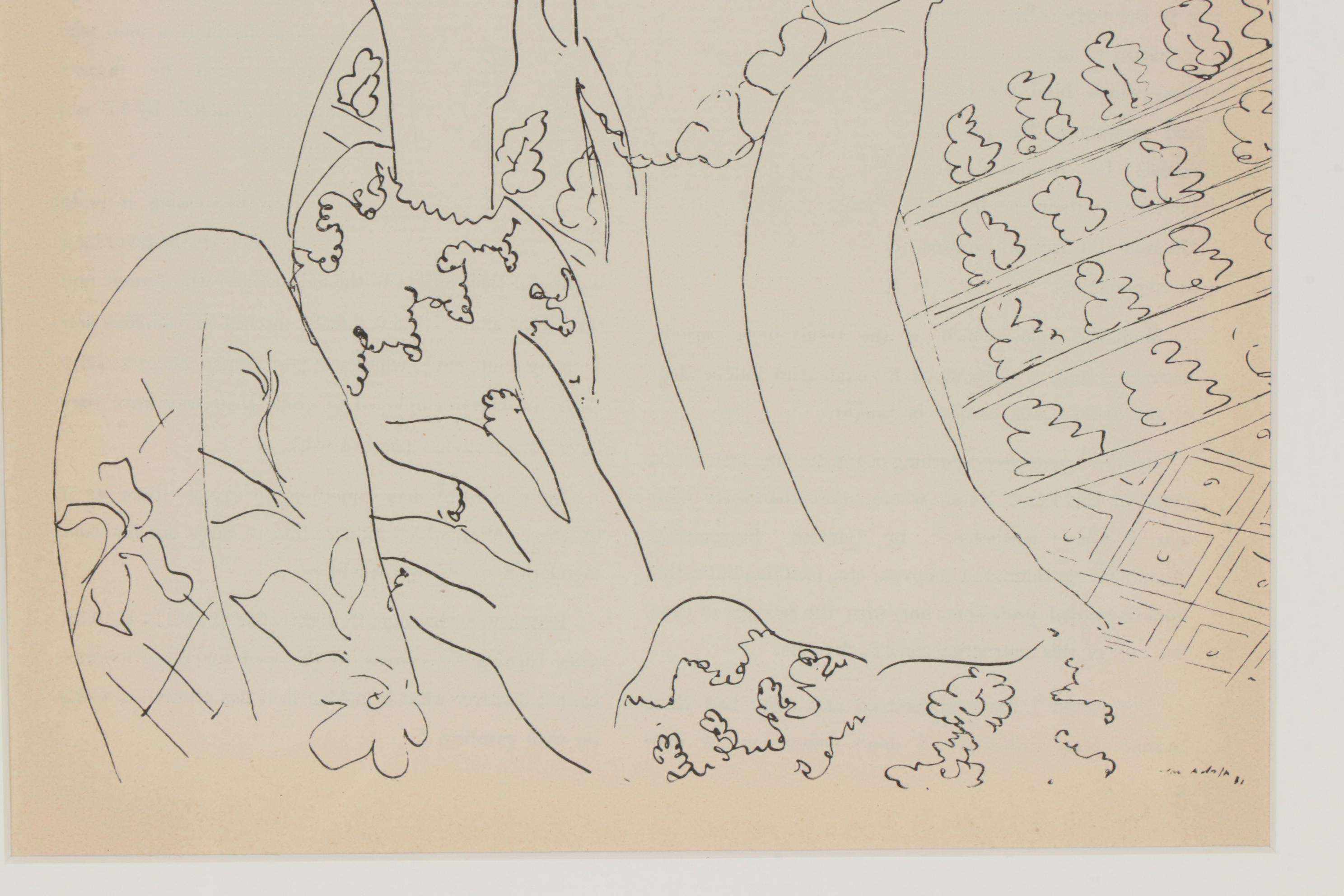 Female Portrait Heliogravure after Henri Matisse for "Verve", 1937