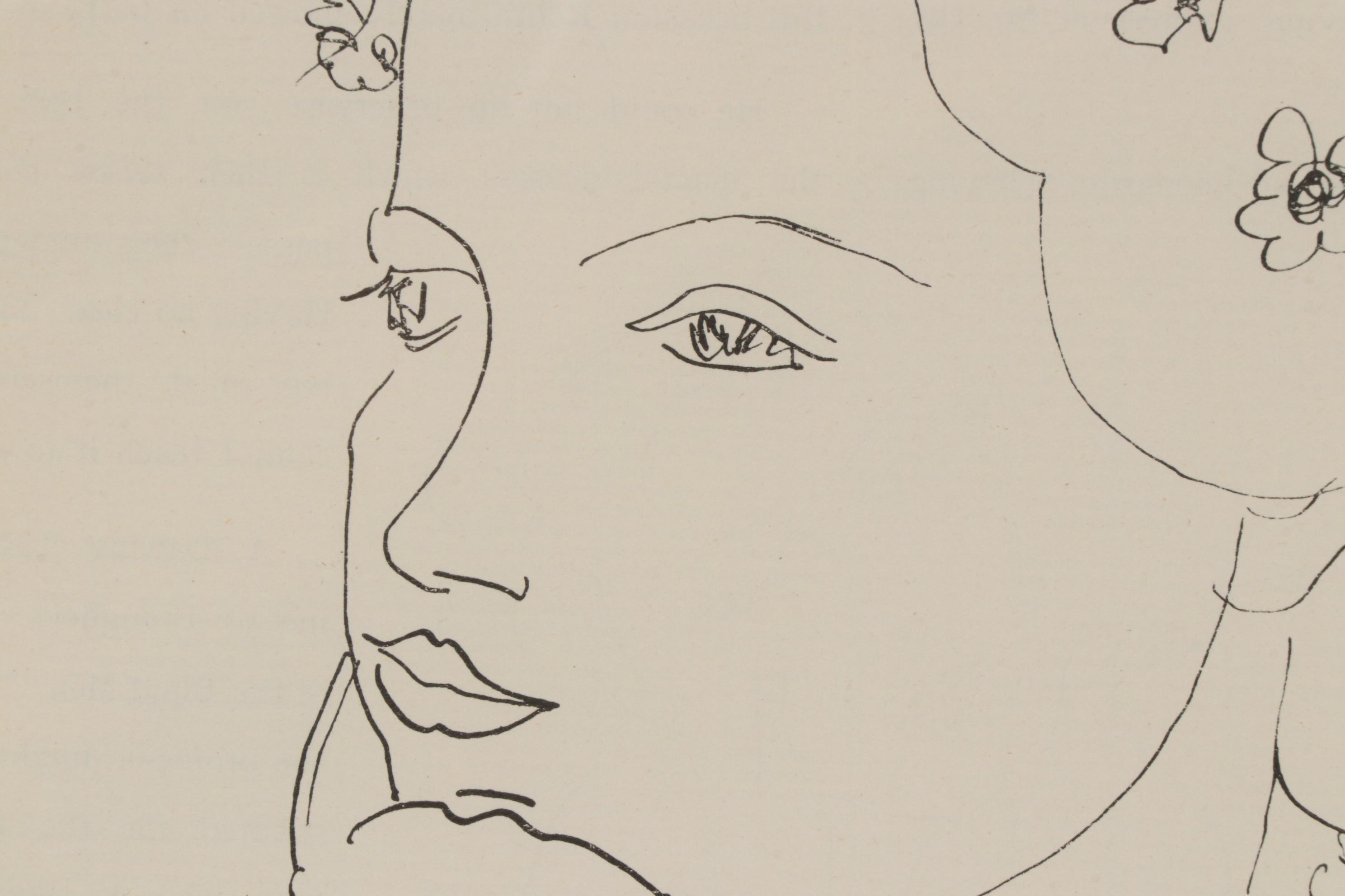 Female Portrait Heliogravure after Henri Matisse for "Verve", 1937