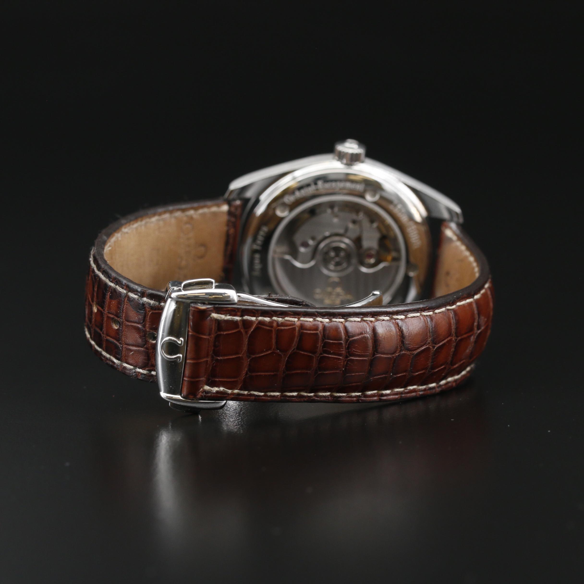 Omega Seamaster "Railmaster" Chronometer Stainless Steel Automatic Watch