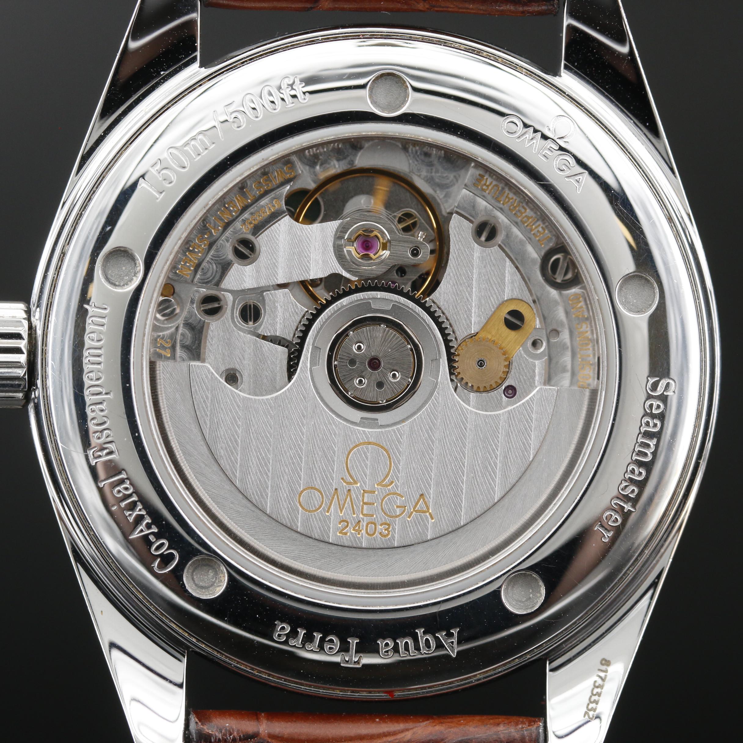 Omega Seamaster "Railmaster" Chronometer Stainless Steel Automatic Watch