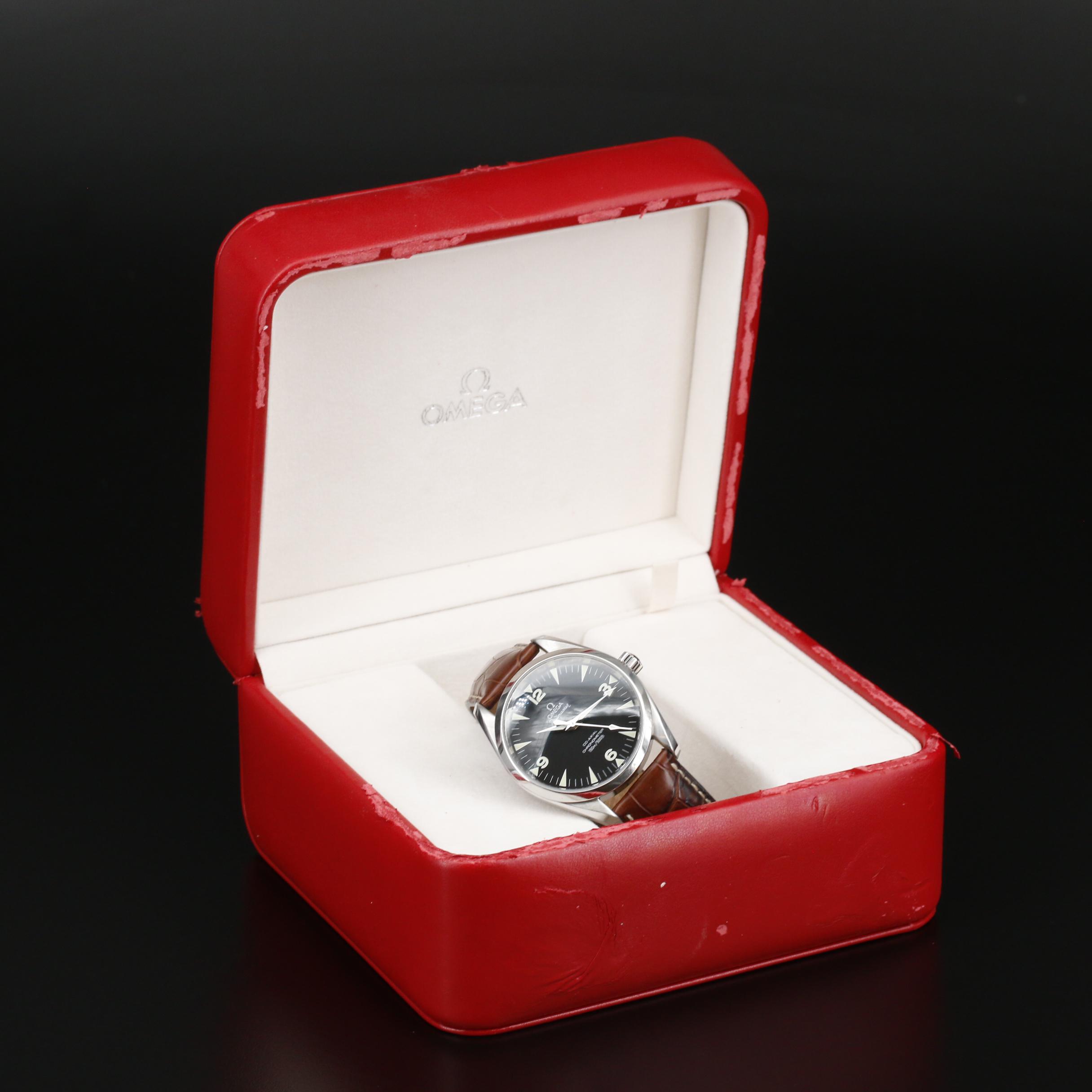 Omega Seamaster "Railmaster" Chronometer Stainless Steel Automatic Watch