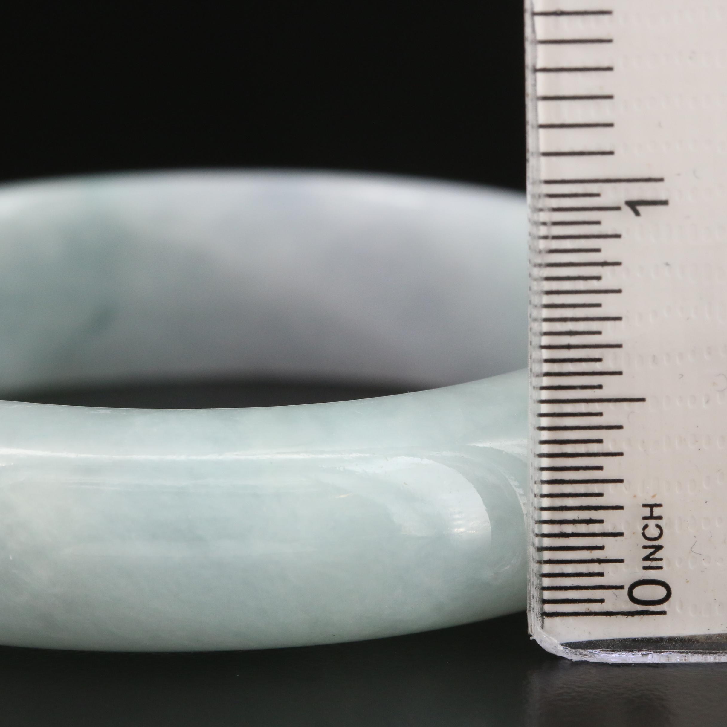 Jadeite Hololith Bangle